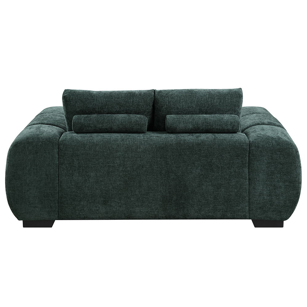 Ferrand - Loveseat - Green Linen, green, view 3