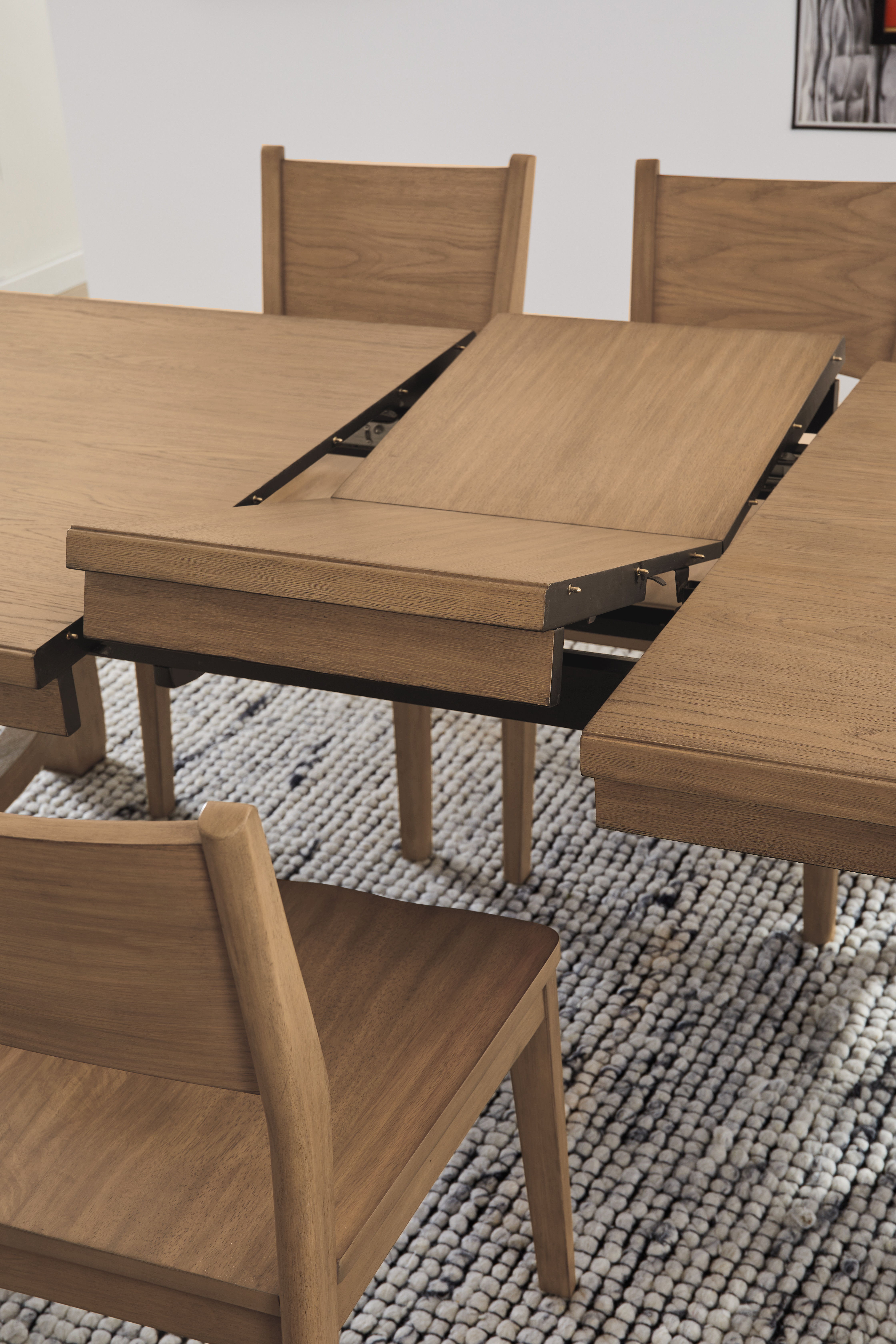 Normandy - Rectangular Dining Table - Light Brown, light brown, view 5