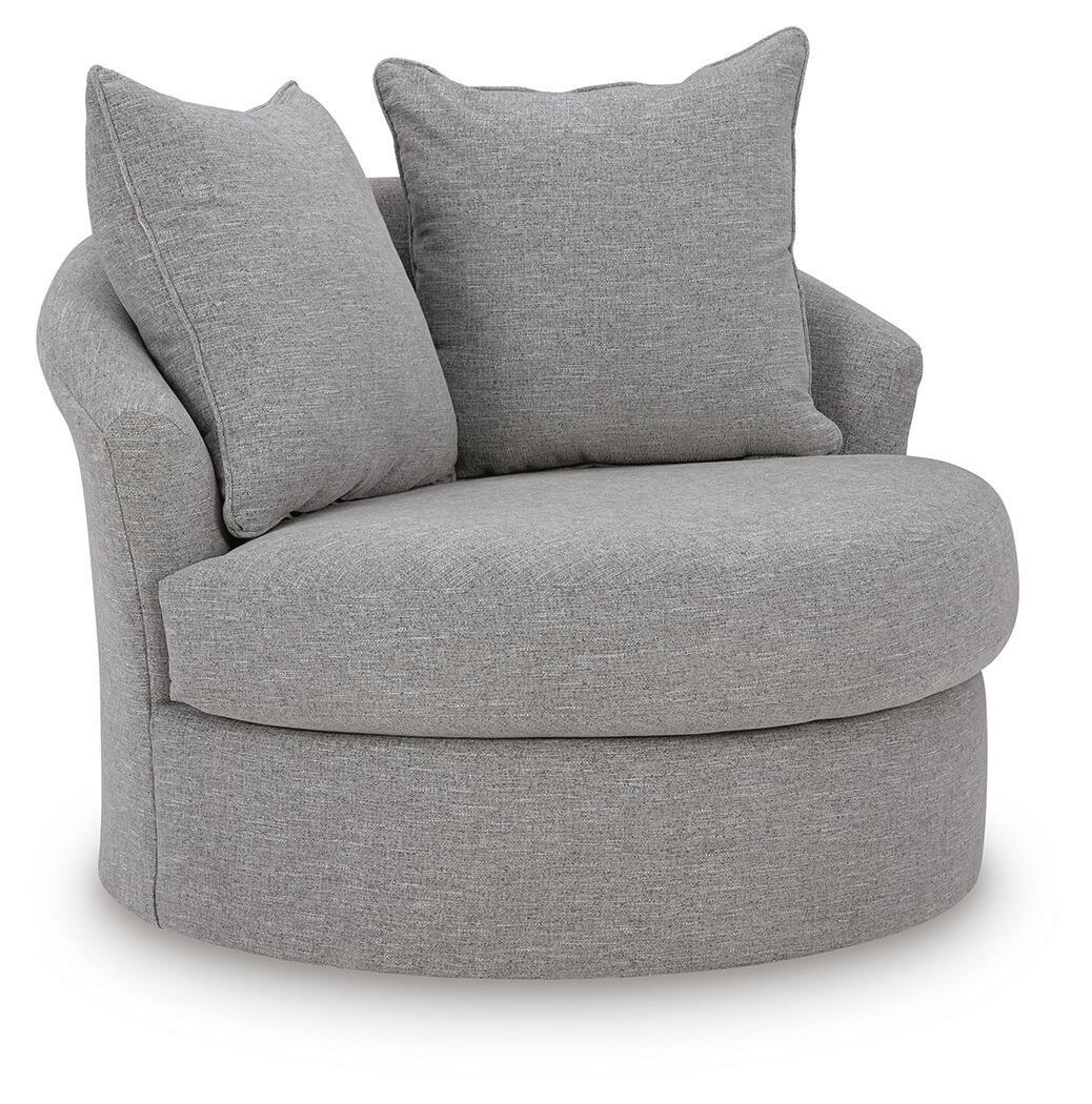 UrbanCrest – Swivel Accent Chair – Pewter