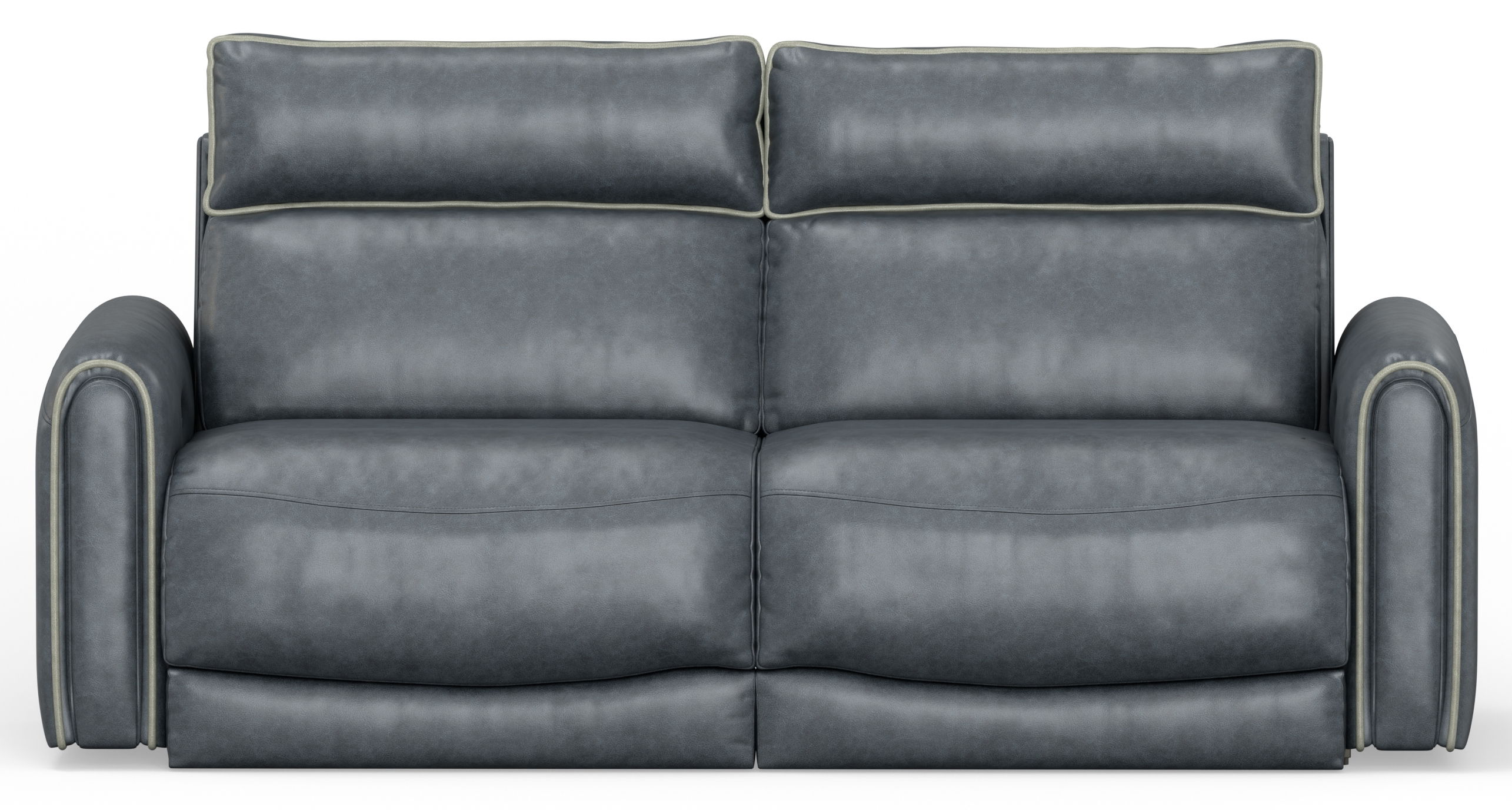 Nico - Power Reclining Sofa With Power Adjustable Headrest - Twilight