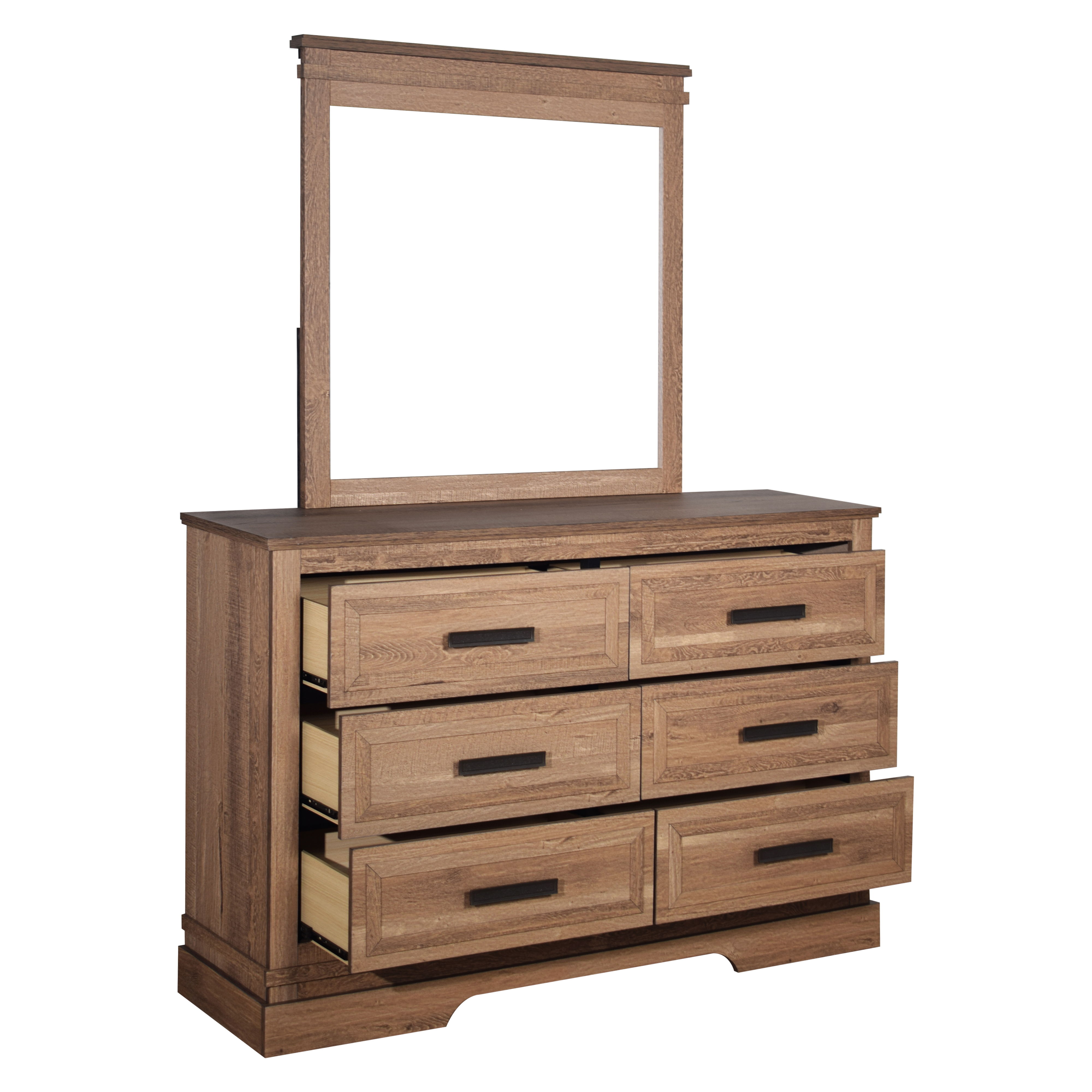 Coventry Hall - Dresser & Mirror - Brown