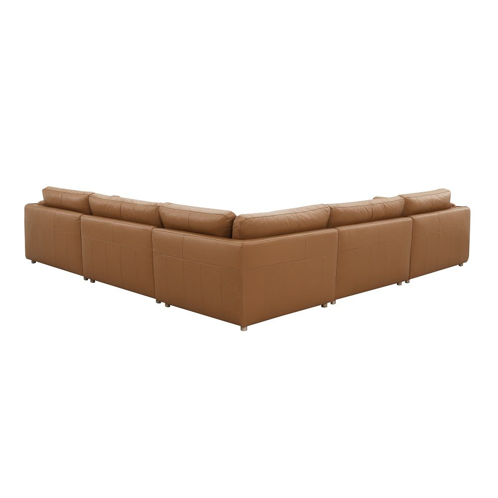 Brighton - Modular Wedge - Brown Top Grain Leather, light brown, view 3