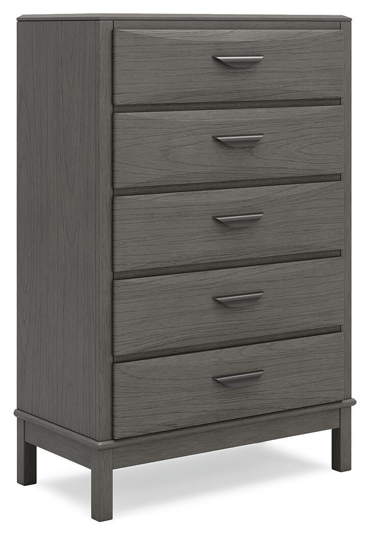 Mazing – Five Drawer Chest – Gray