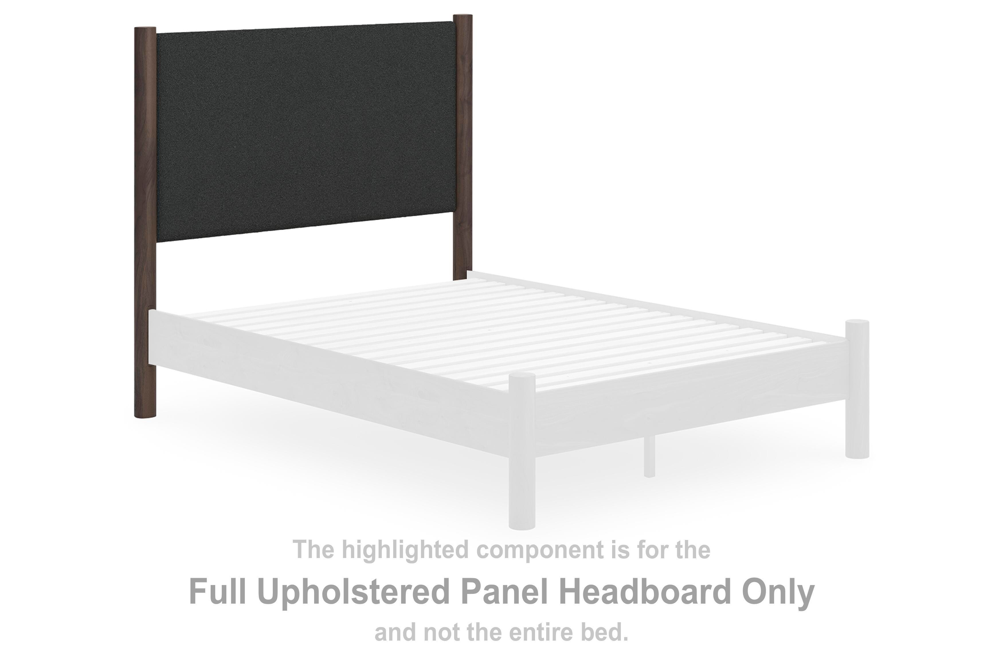 Pamytta – Full Upholstered Panel Headboard – Brown