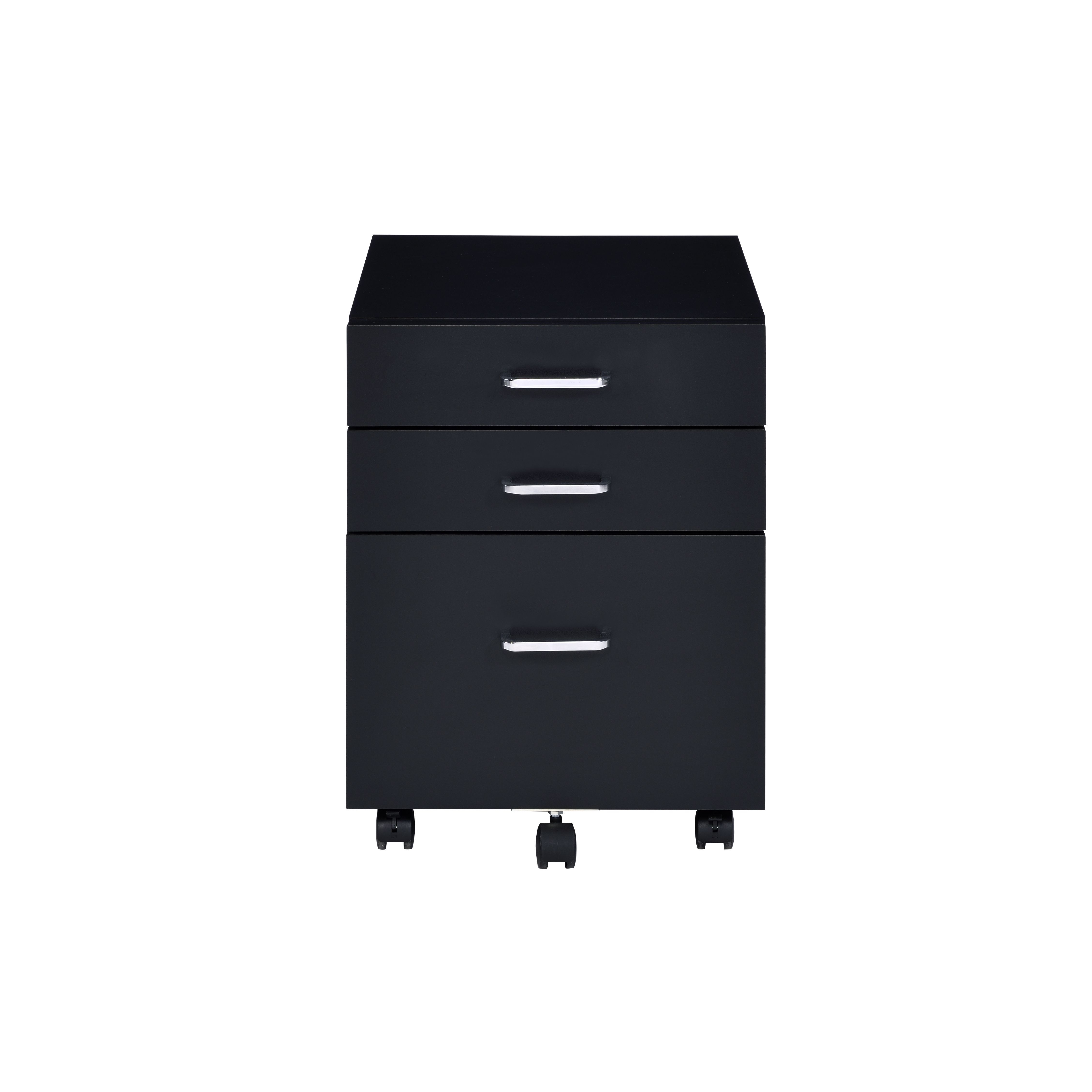 Tennos - Cabinet - Black & Chrome, black, view 2