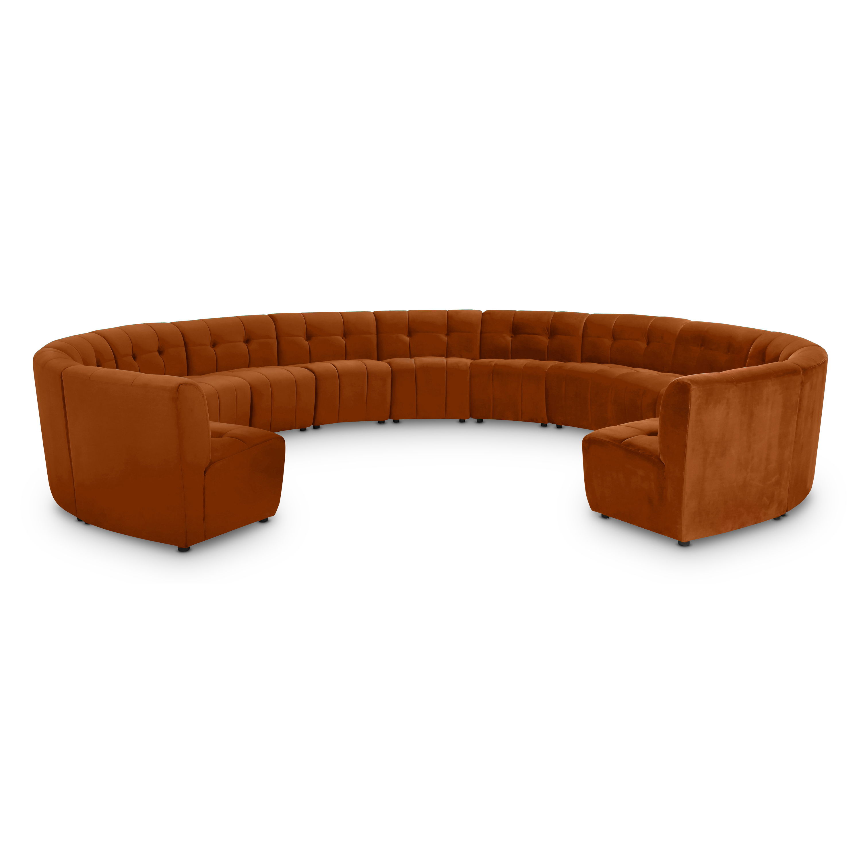 Limitless - 13 Piece Modular Sectional - Cognac