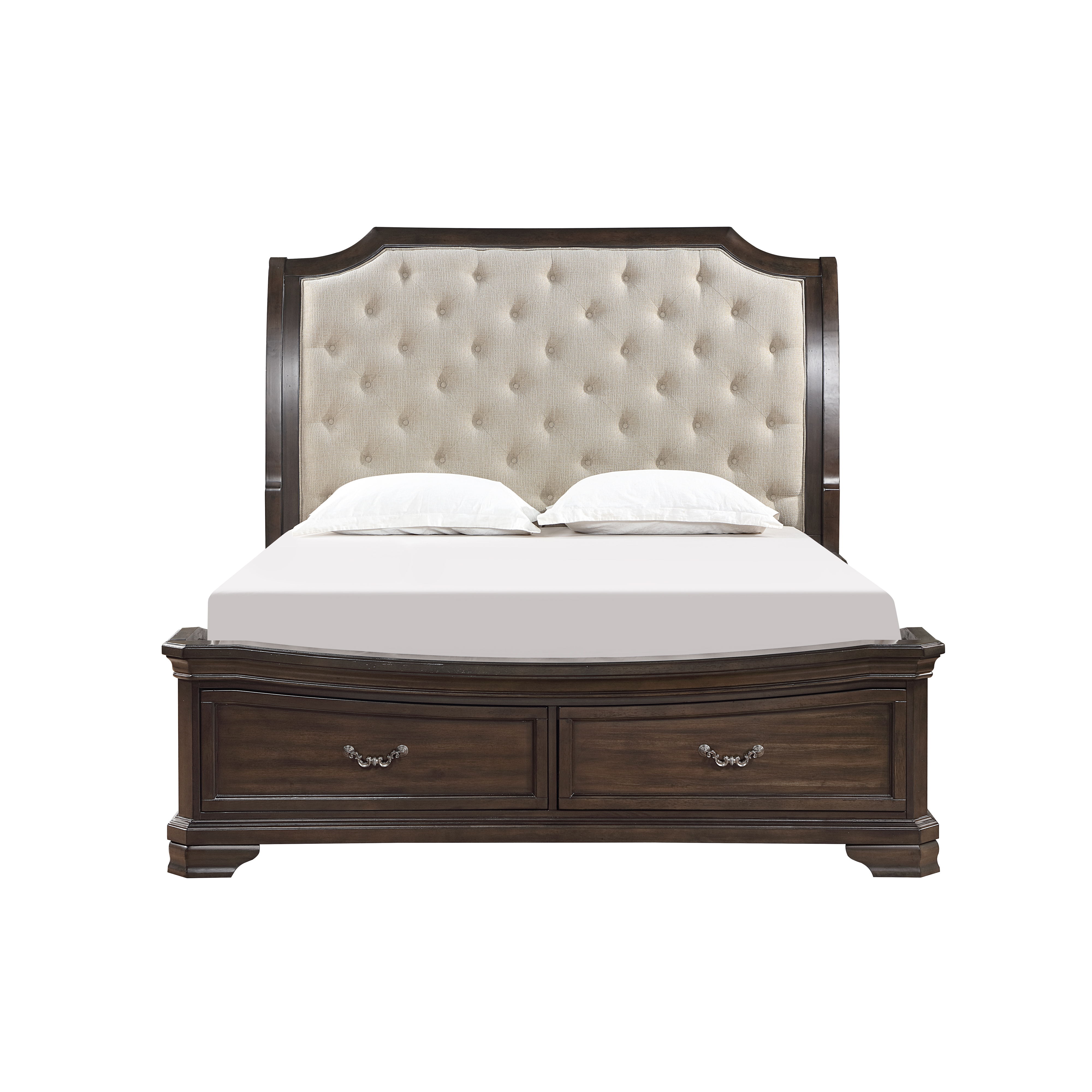 Lyndhurst - 6/6 Eastern King Bed - Walnut