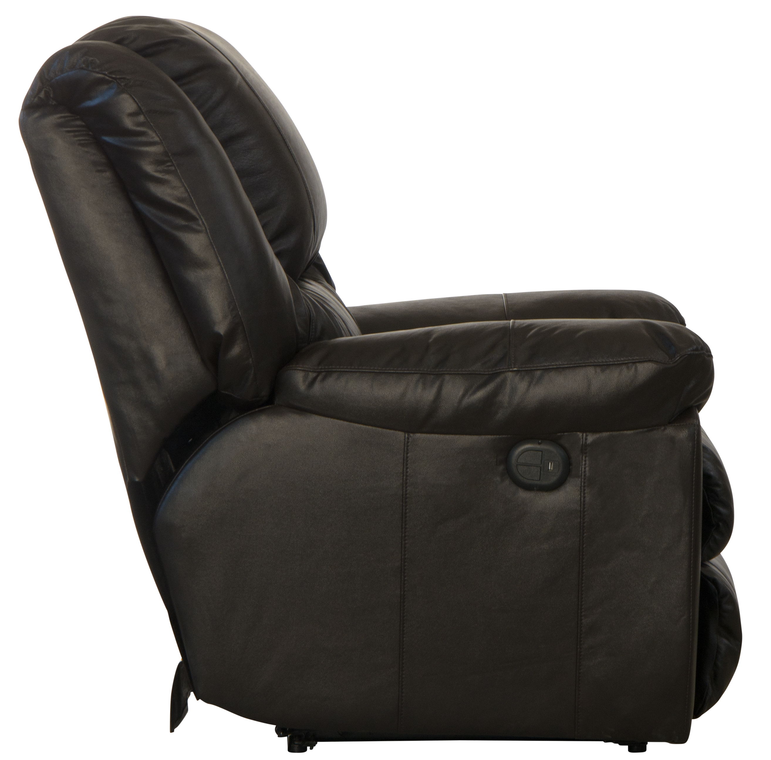 Transformer II - Power Wall Hugger Recliner - Chocolate Top Grain Italian Leather Match