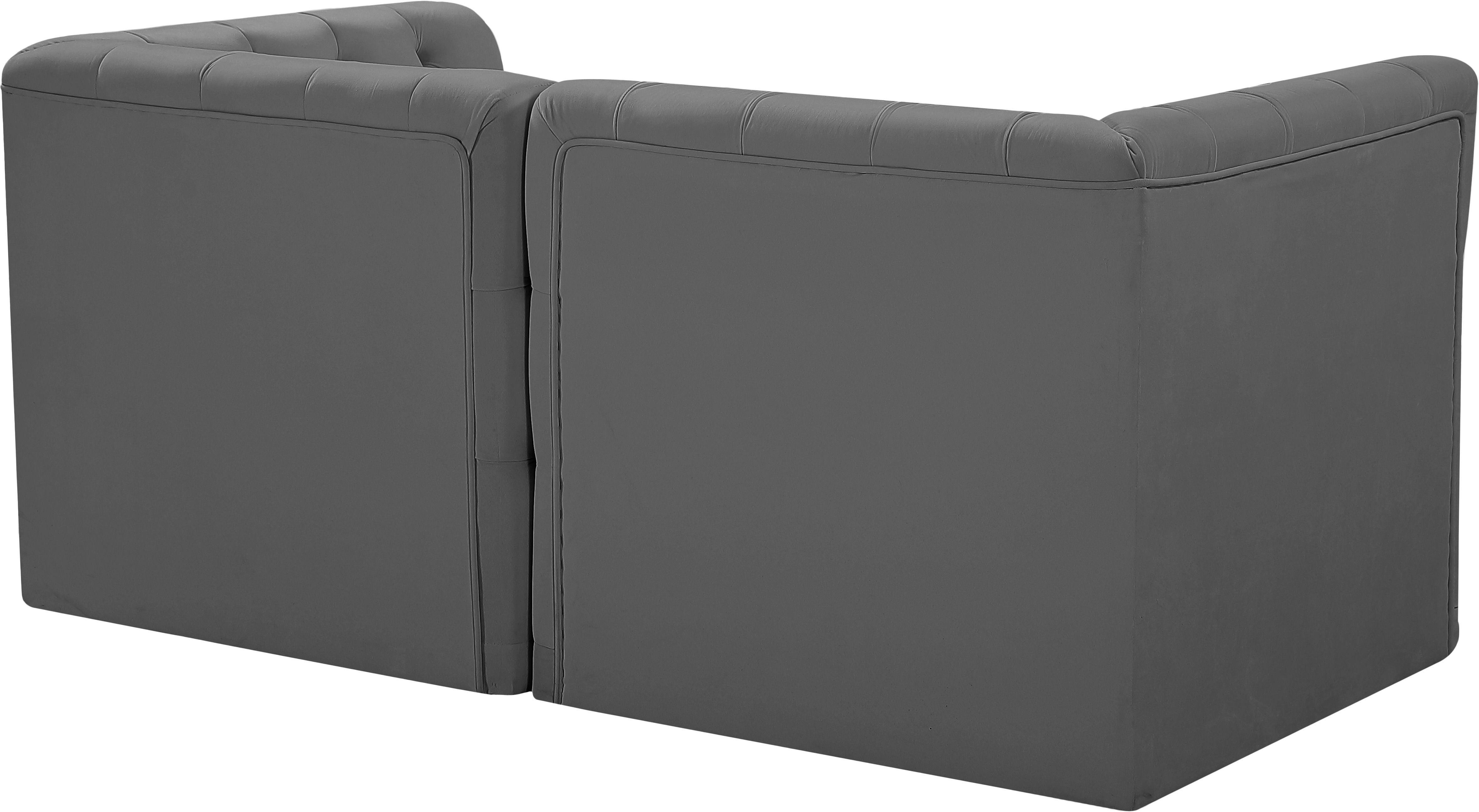 Tuft - 2 Piece Modular Sofa - Gray