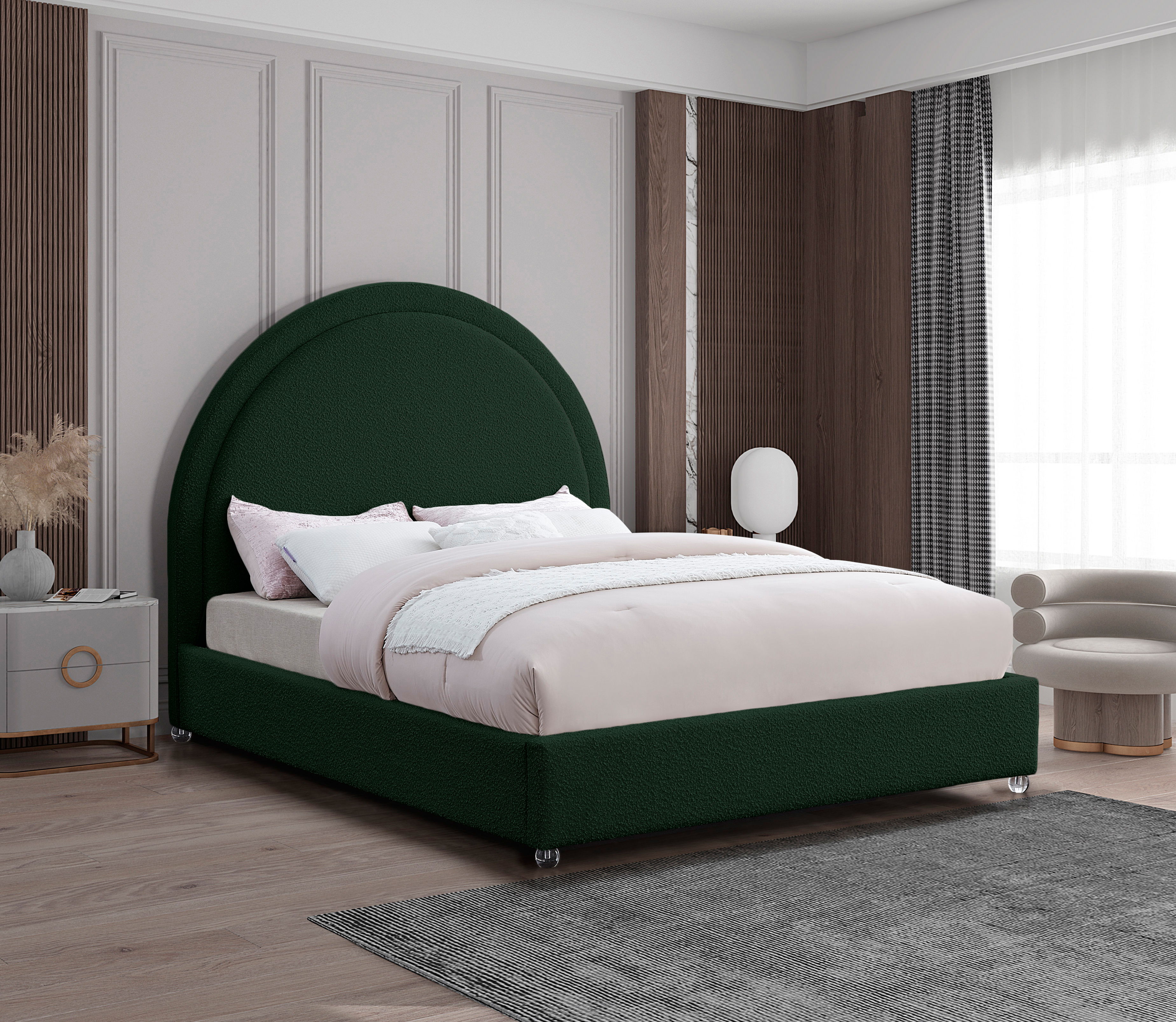Milo - King Bed - Green