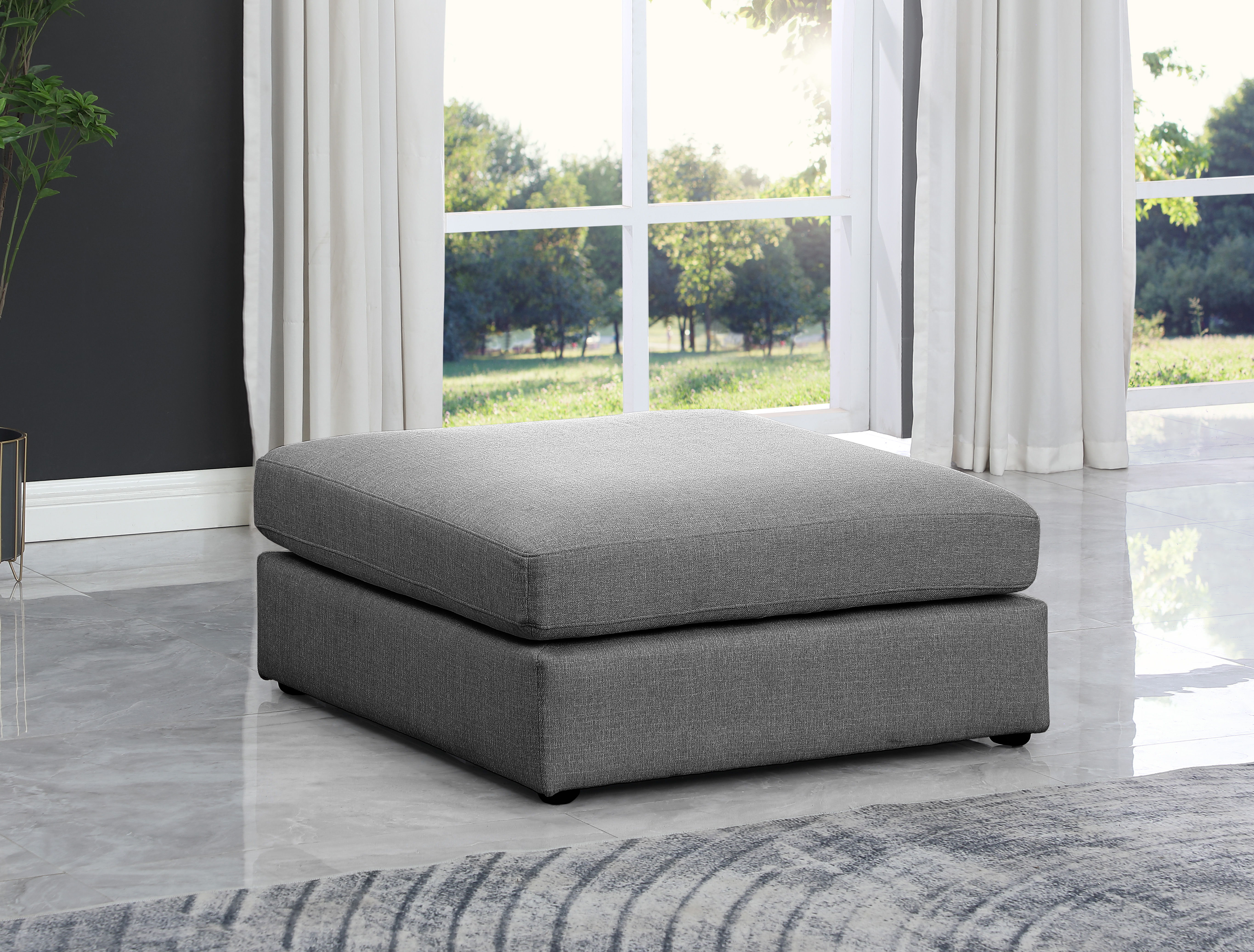 Beckham - Ottoman - Gray