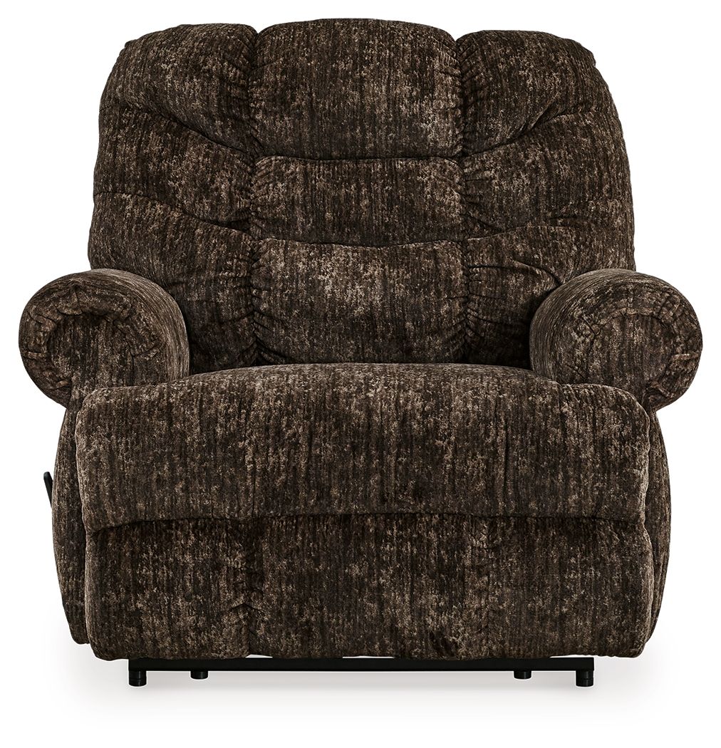 Ashley Furniture Movie Man - Zero Wall Recliner - Chocolate - Image 4