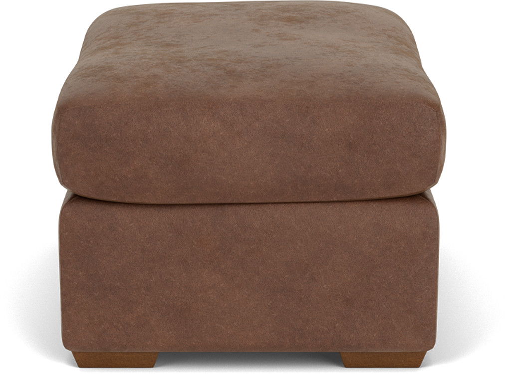 Blanchard - Fabric Ottoman, dark brown, view 7