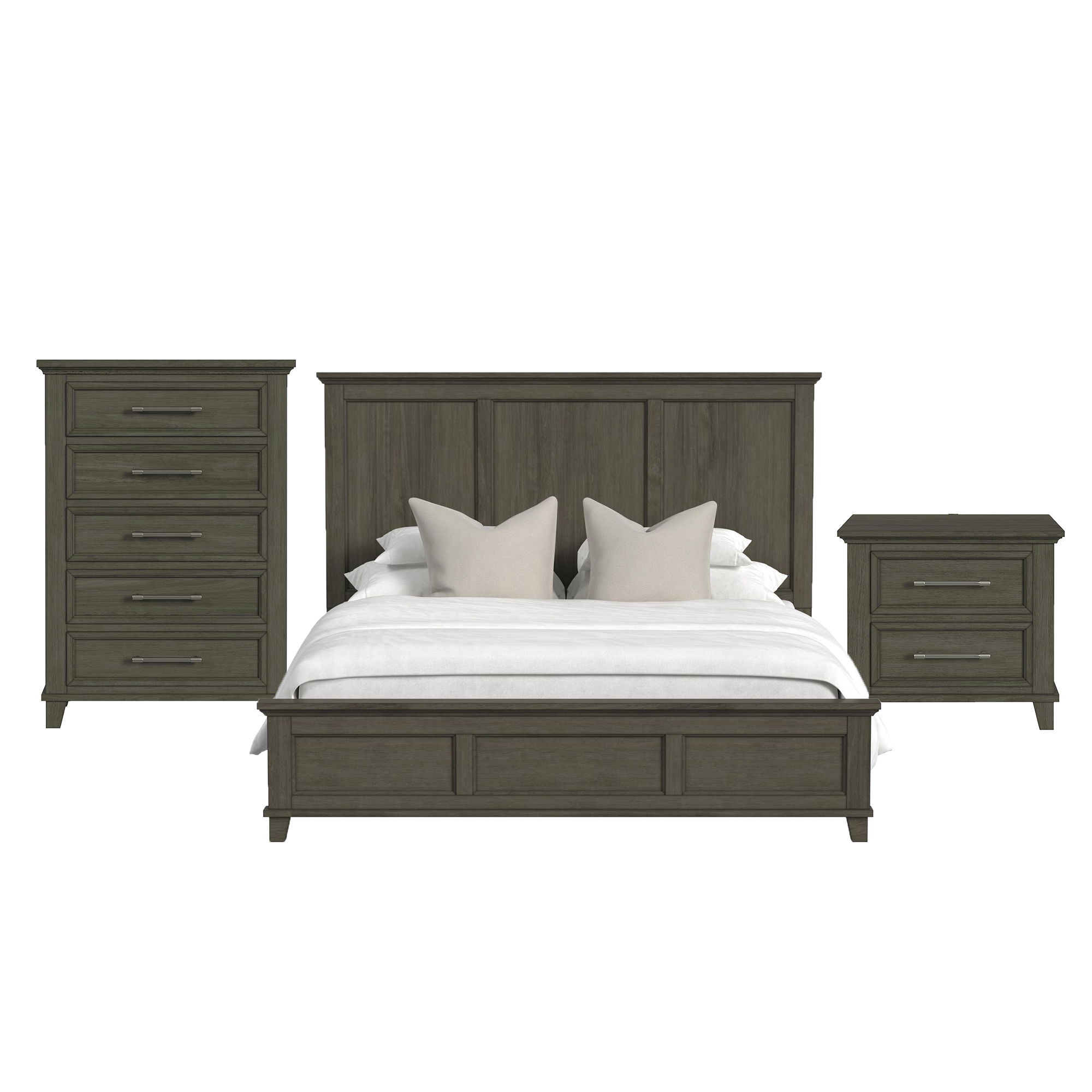 King · 3 Pc · Bedroom Set