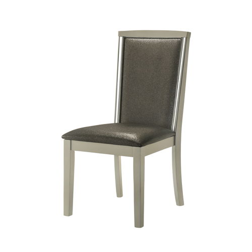 Lumina - Dining Chair (Set of 2) - Silver, dark gray