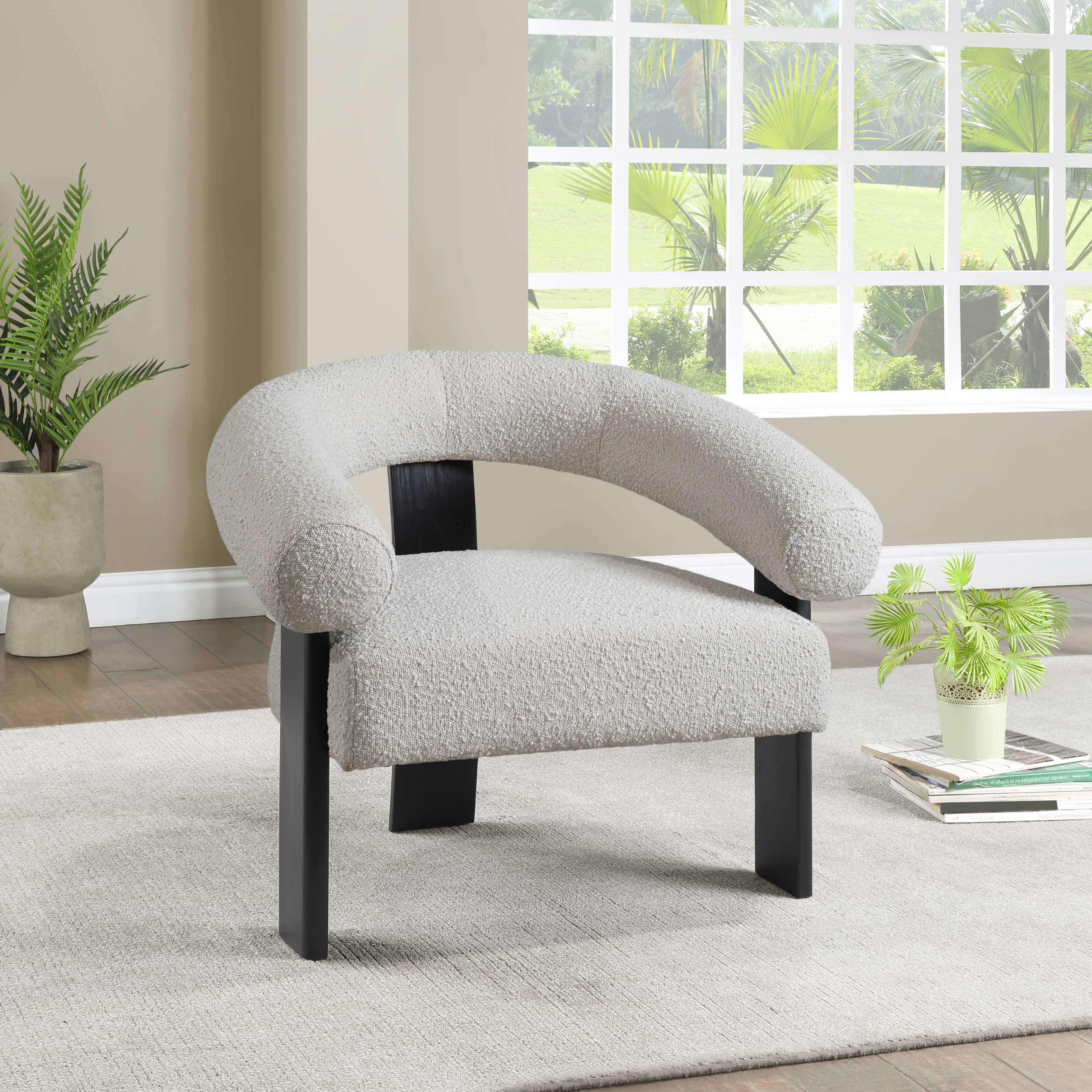 Winston - Accent Chair - Cream