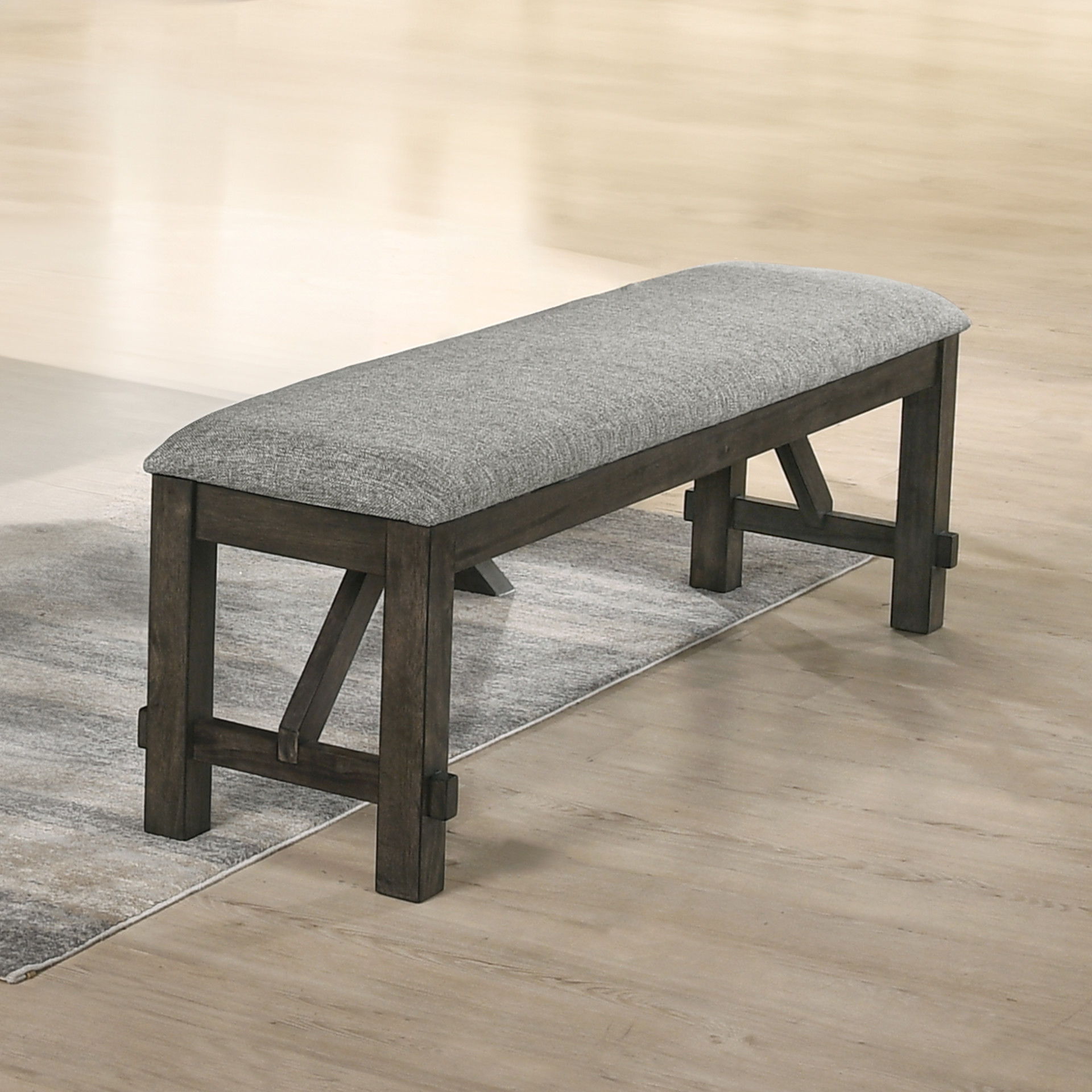 Gulliver - Bench - Rustic Brown, dark brown