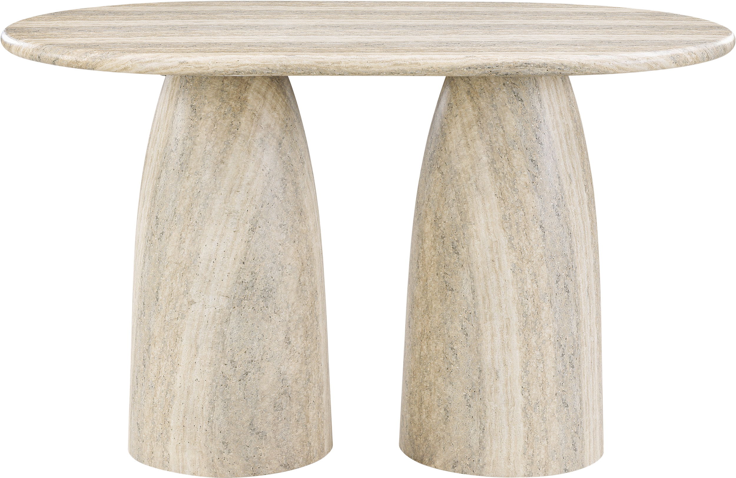 Cosenza - Concrete Indoor / Outdoor Counter Height Table (3 Boxes) - Travertine