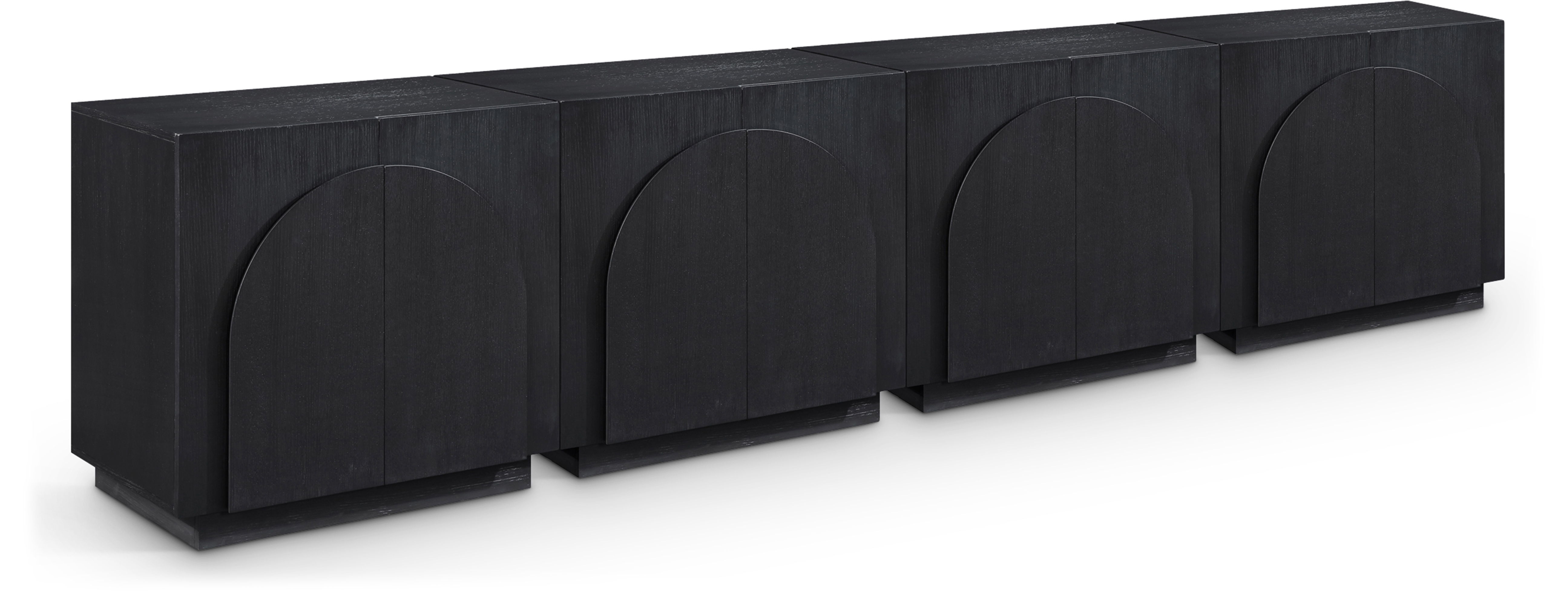 Navona - 4 Piece Sideboard / Buffet - Black