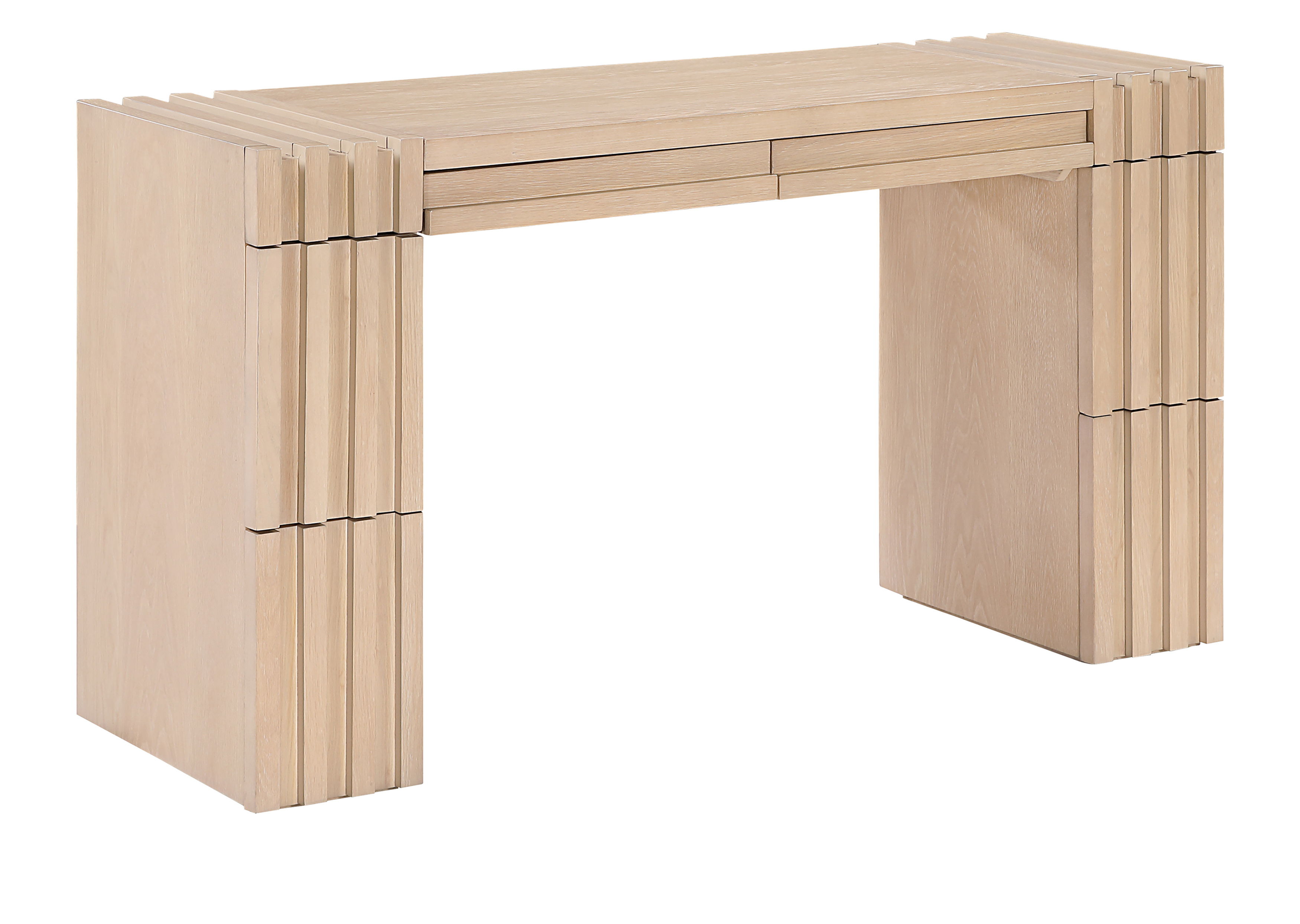Stanton - Oak Veneer And Solid Wood Console Table - Natural