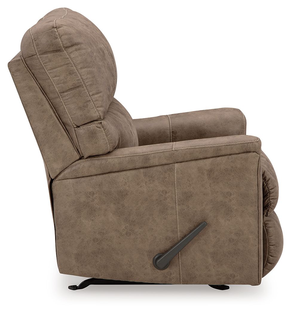 Ashley Furniture Navi - 3 Pc. - Sofa, Loveseat, Rocker Recliner - Fossil - Image 11