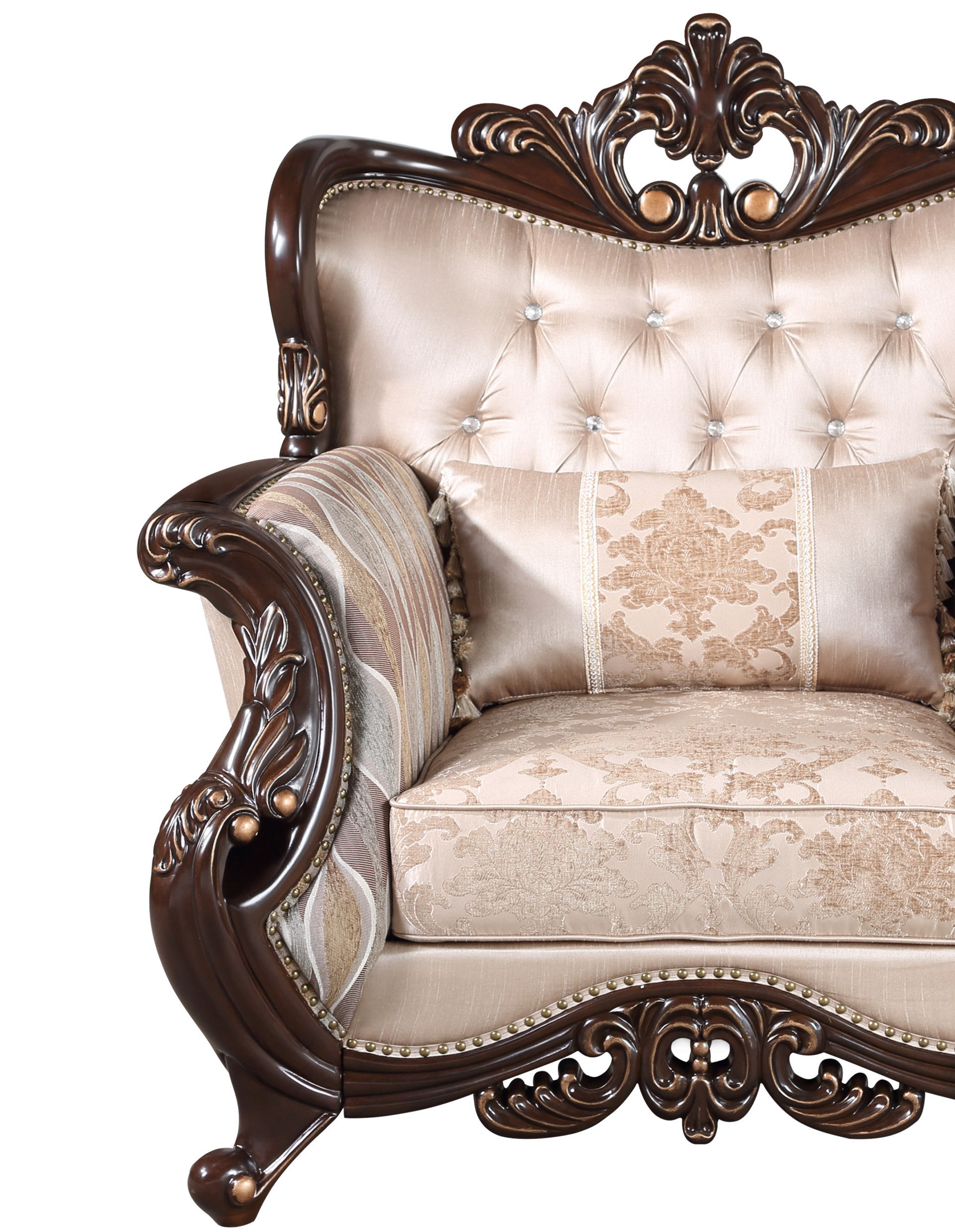 Constantine - Chair (KD) - Red / Cherry, beige, view 5