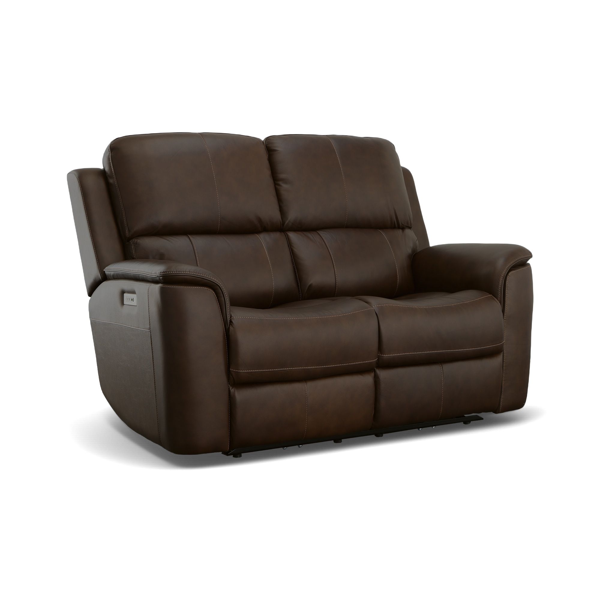 Henry - Power Reclining Loveseat With Power Headrests & Lumbar - Burnt Umber Image