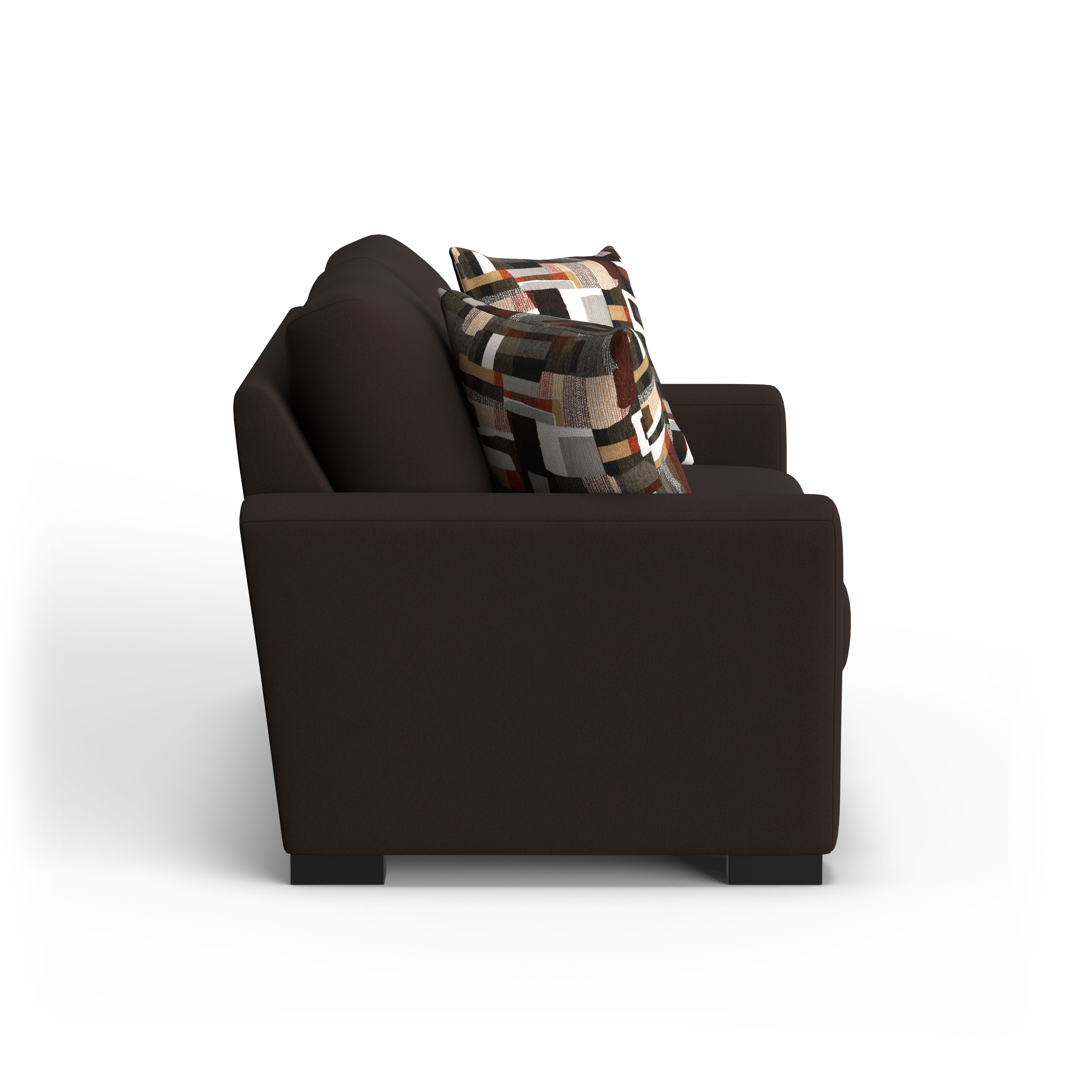 Oliver - Fabric Loveseat, gray, view 7