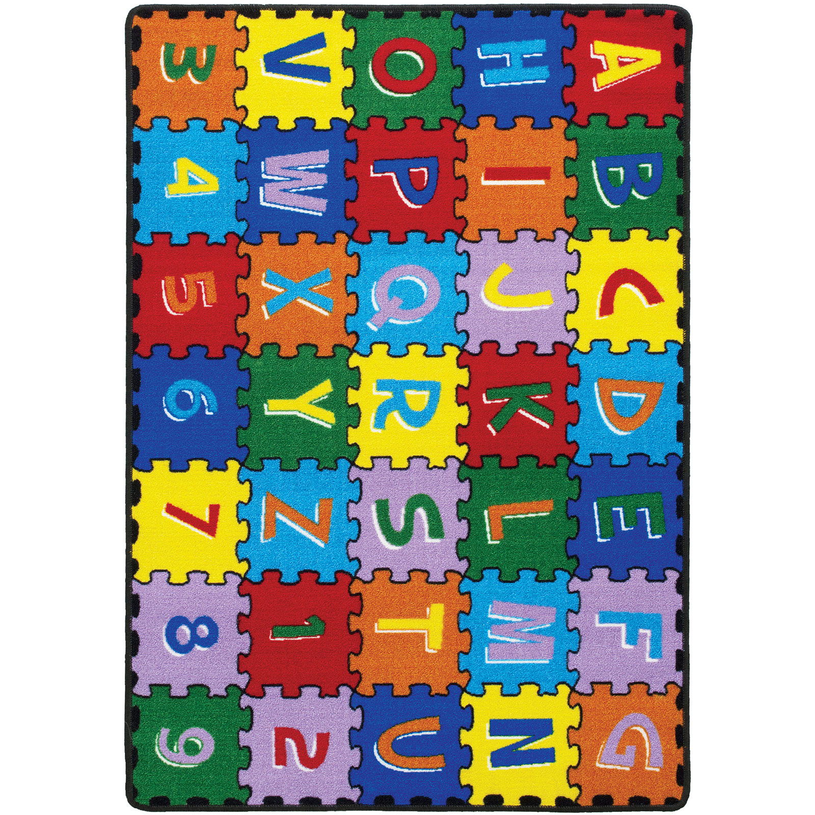 Abbey - Area Rug - Puzzle Alphabet