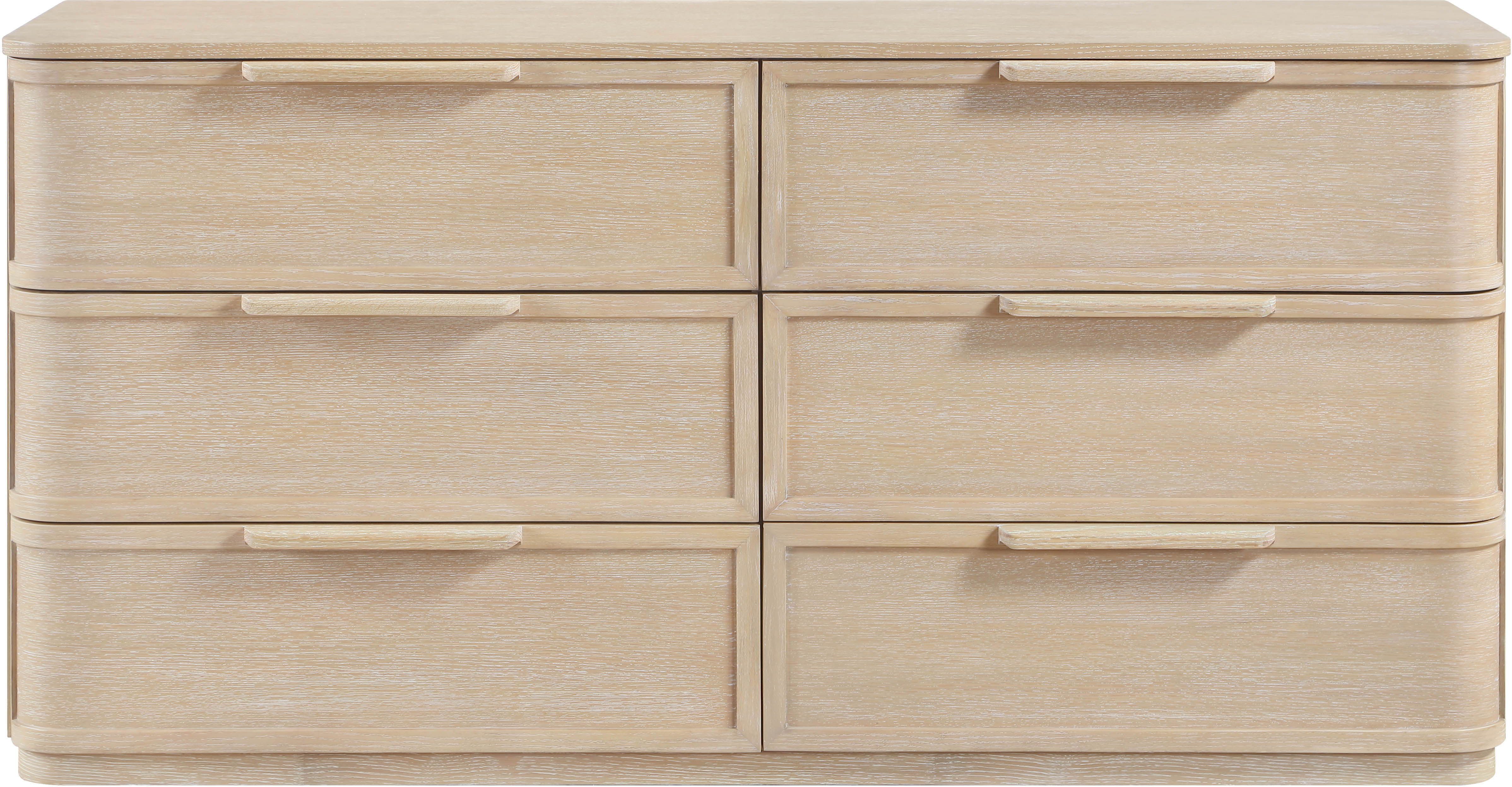Tiberio - Oak Veneer And Solid Wood Dresser - Natural