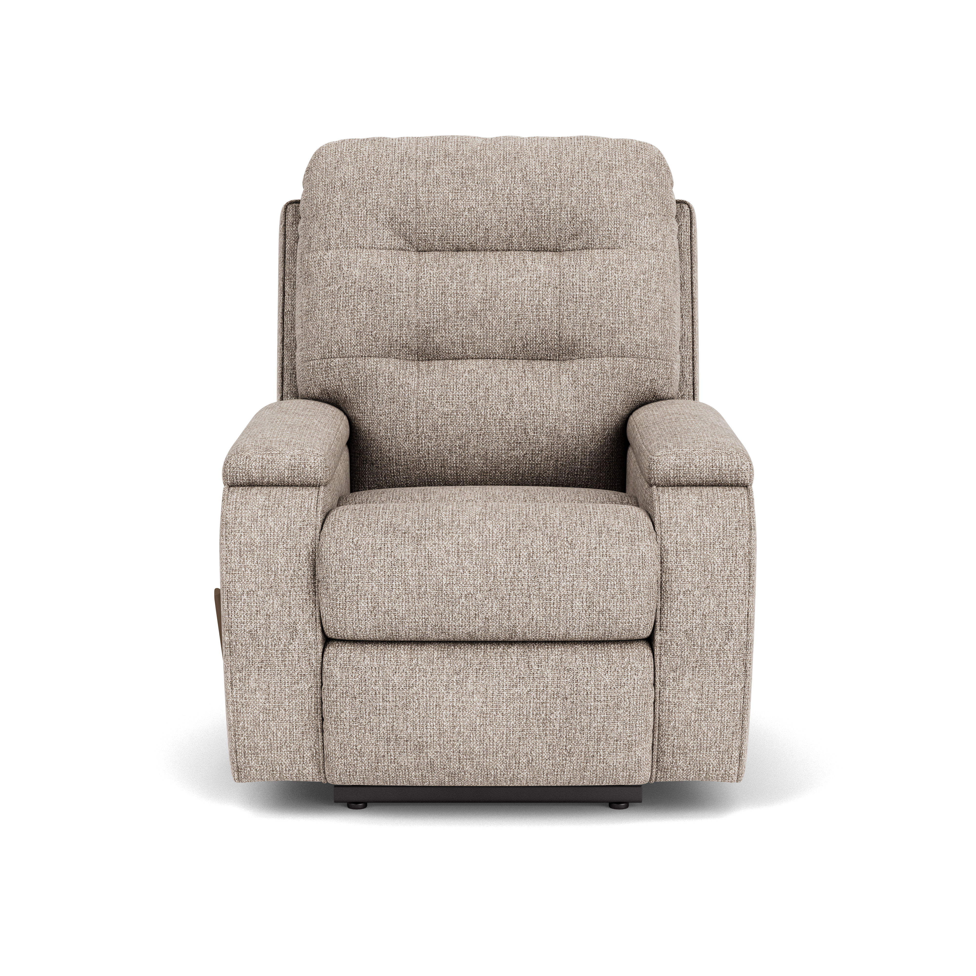 Kerrie - Transitional Fabric Recliner, gray, view 4