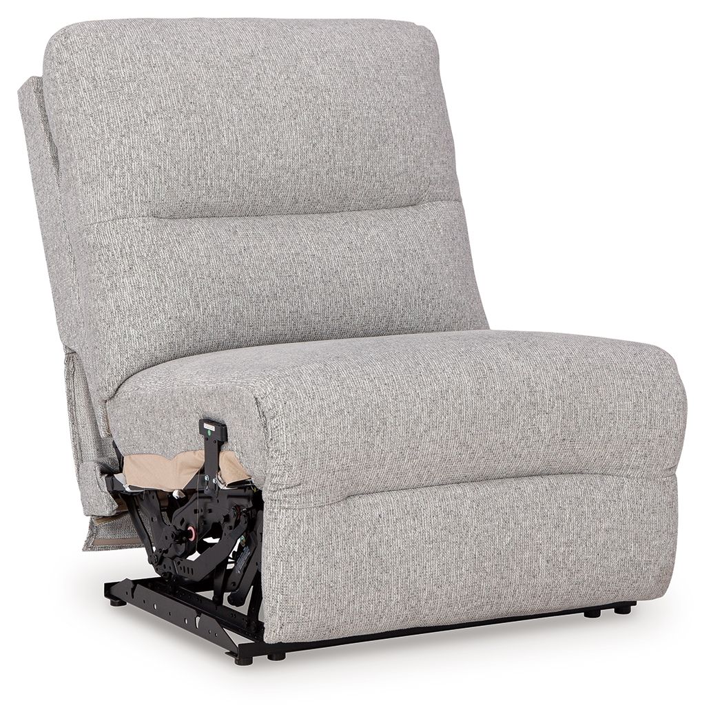 Acklen Place - 6-Piece Power Reclining Sectional - Pewter