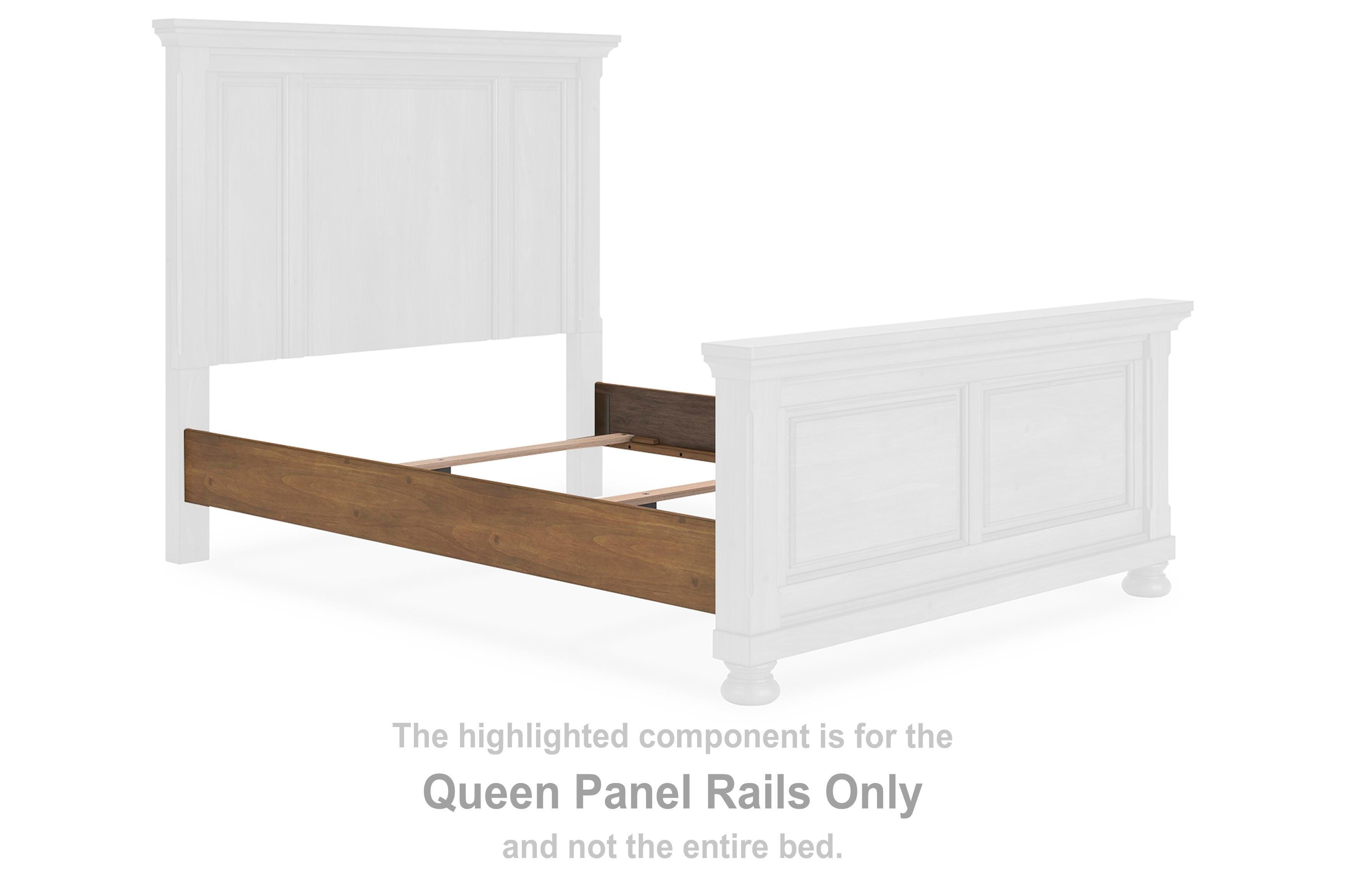 Feddinger – Queen Panel Rails – Medium Brown