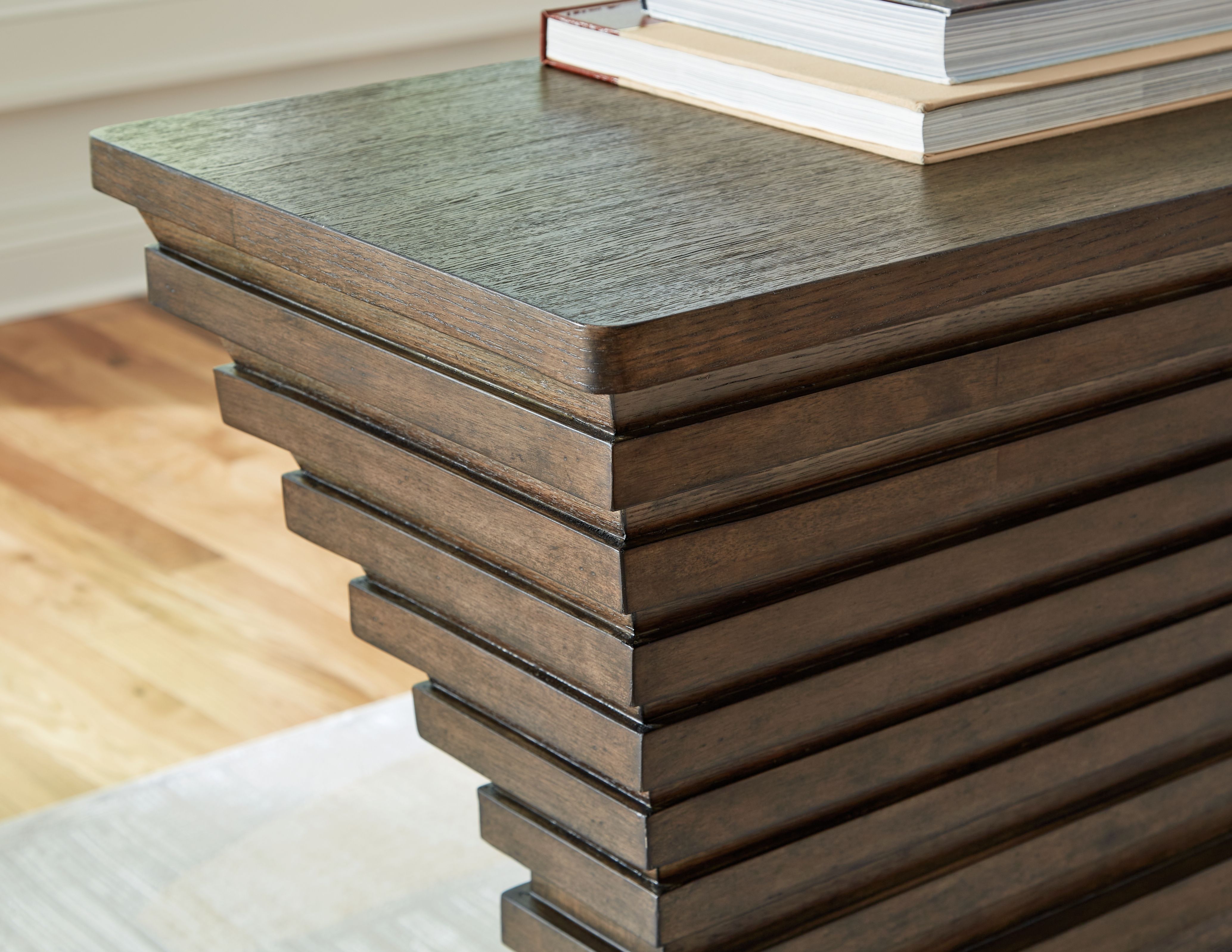 Ashley Furniture Hannodream - Sofa Table - Warm Brown - Image 6