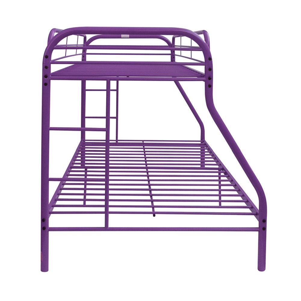 Tritan - Twin Over Full Bunk Bed - Purple, purple, view 2