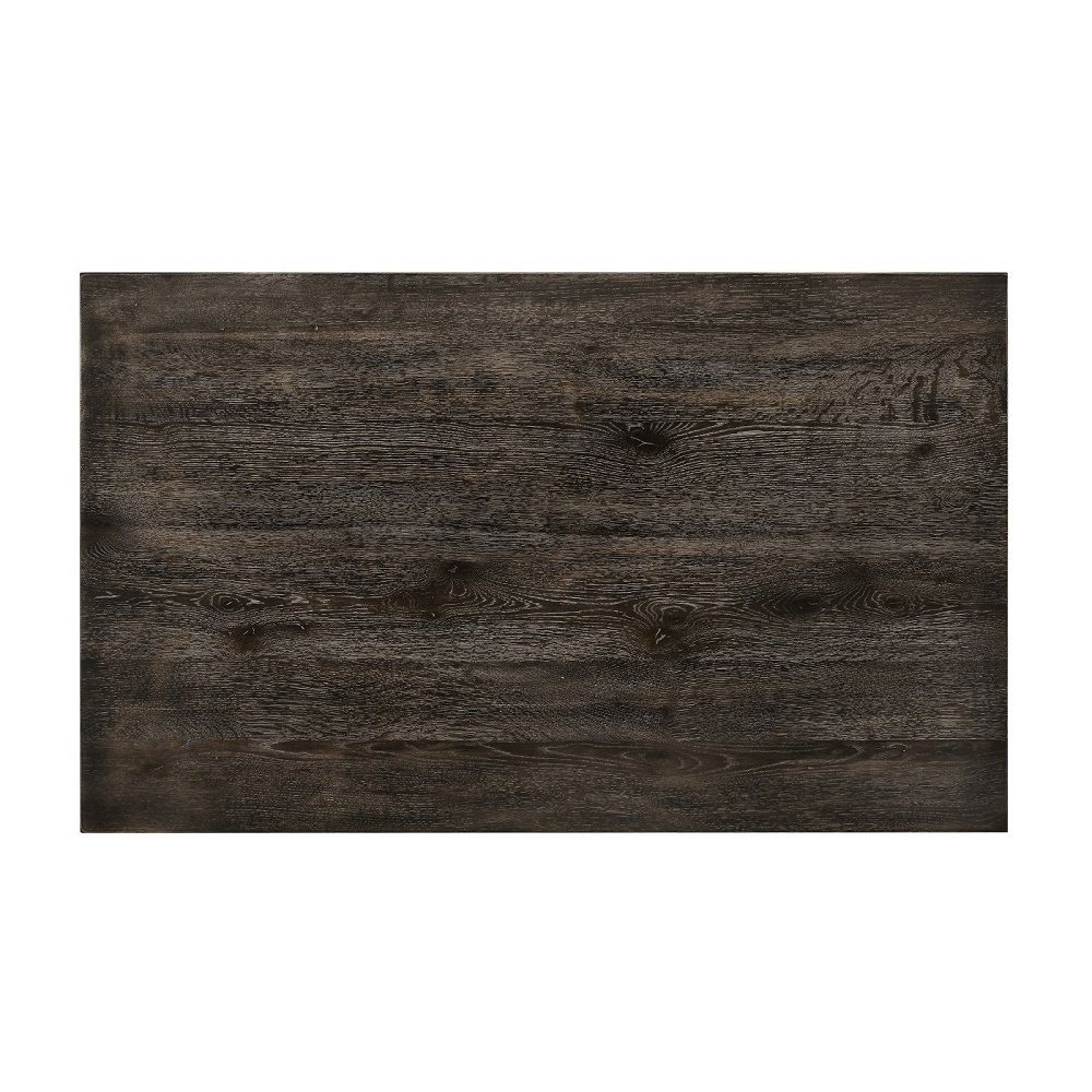 Claudia II - Dining Table - Weathered Gray, dark gray, view 4