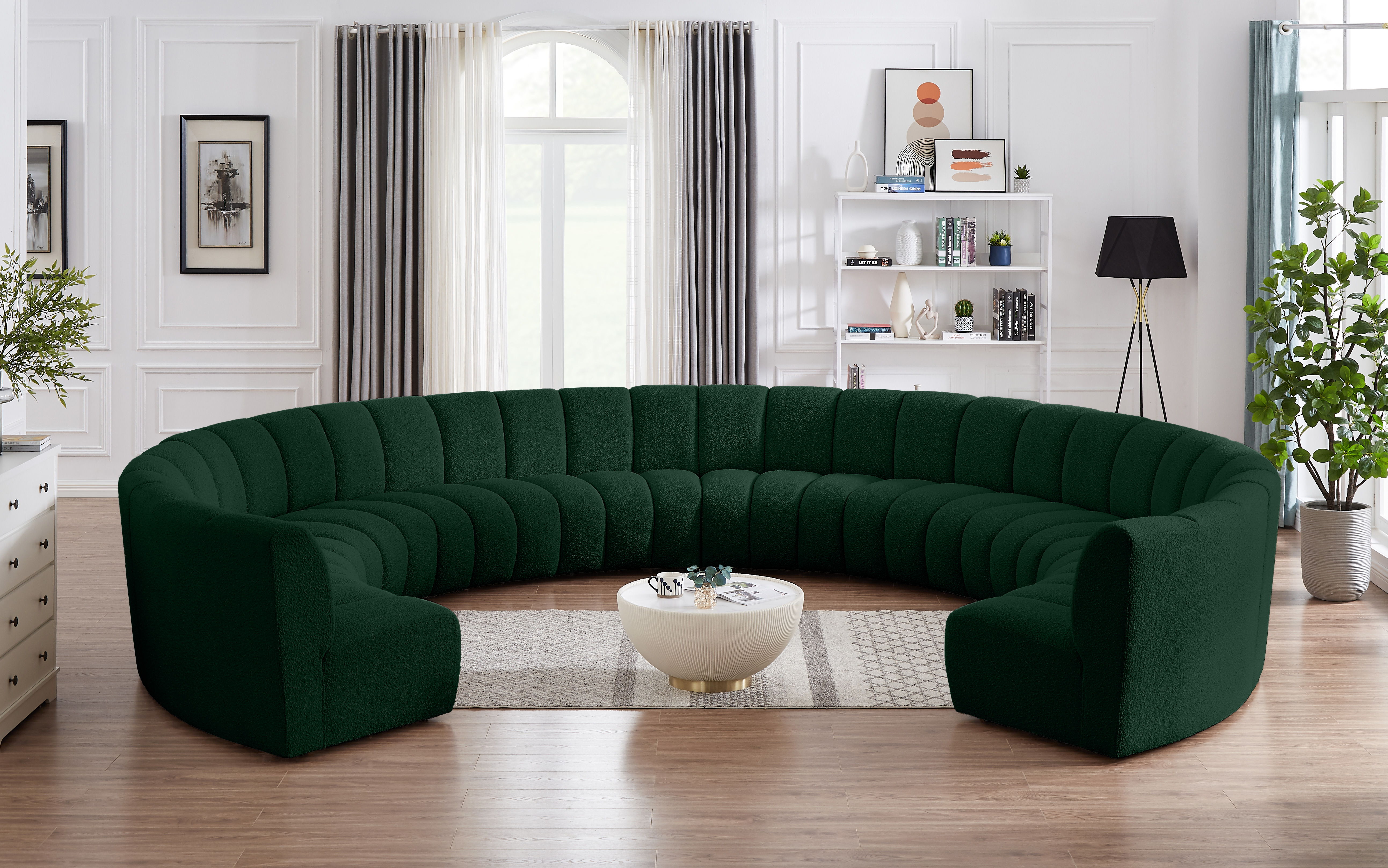 Infinity - 10 Piece Modular Sectional - Green
