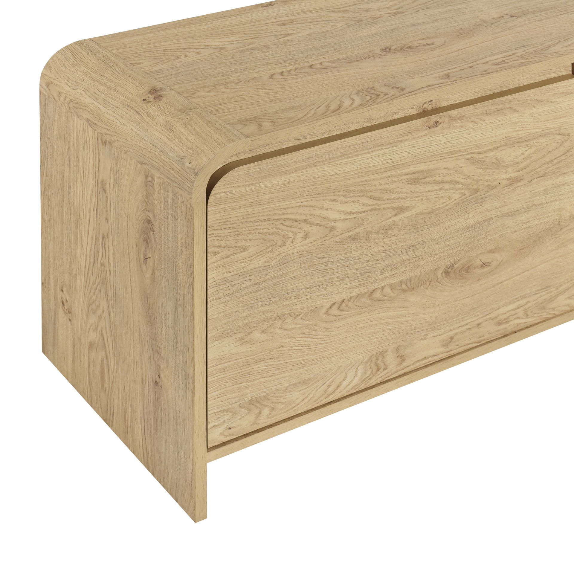 Mara - 70" TV Console - Natural, light brown, view 6