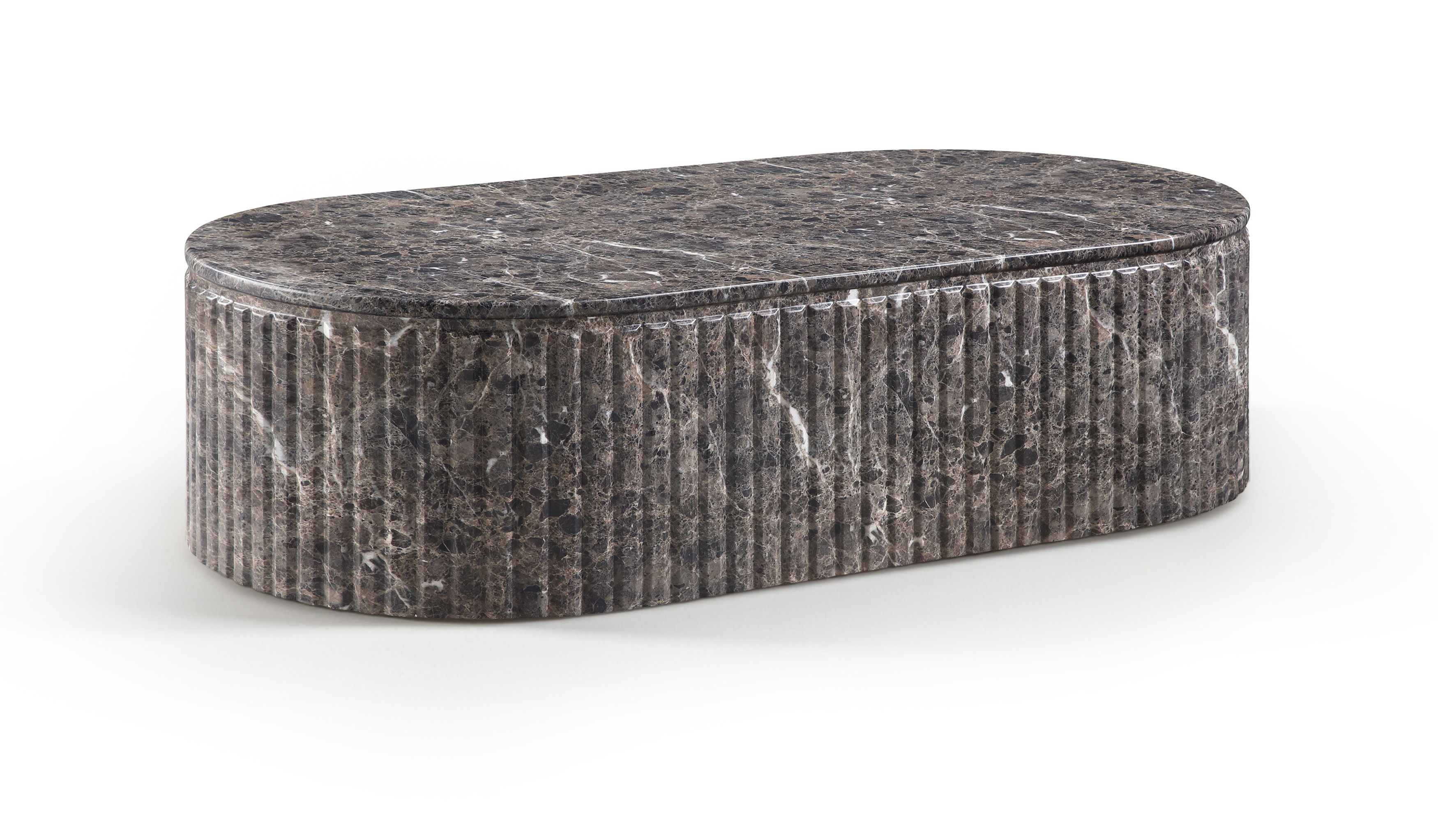 Catania - Concrete Indoor / Outdoor Coffee Table - Brown