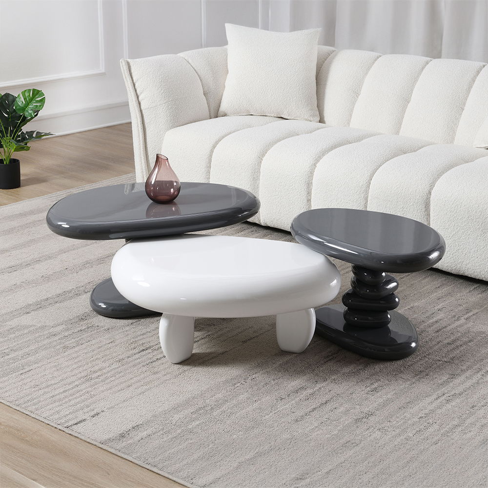 Wylie - Coffee Table - White High Gloss, white, view 6