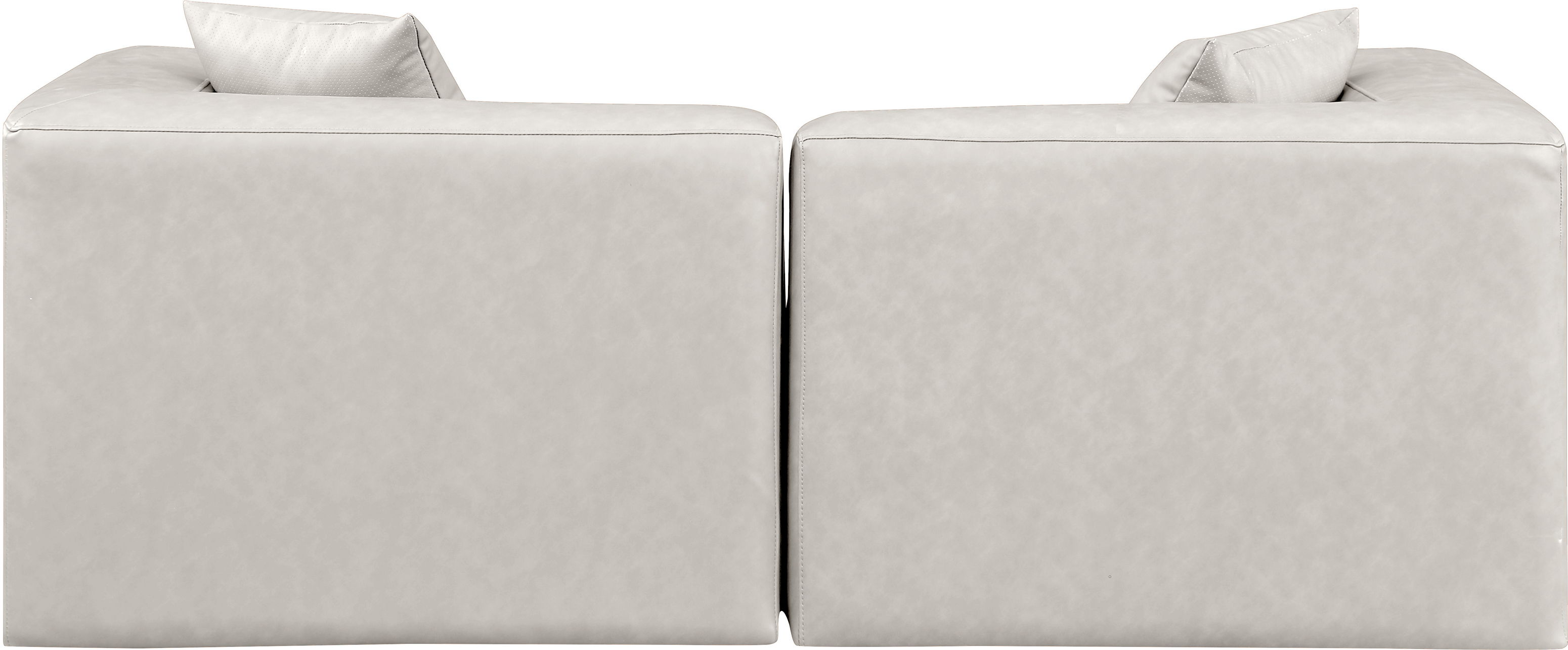 Cube - Modular 2 Piece Sofa - Cream