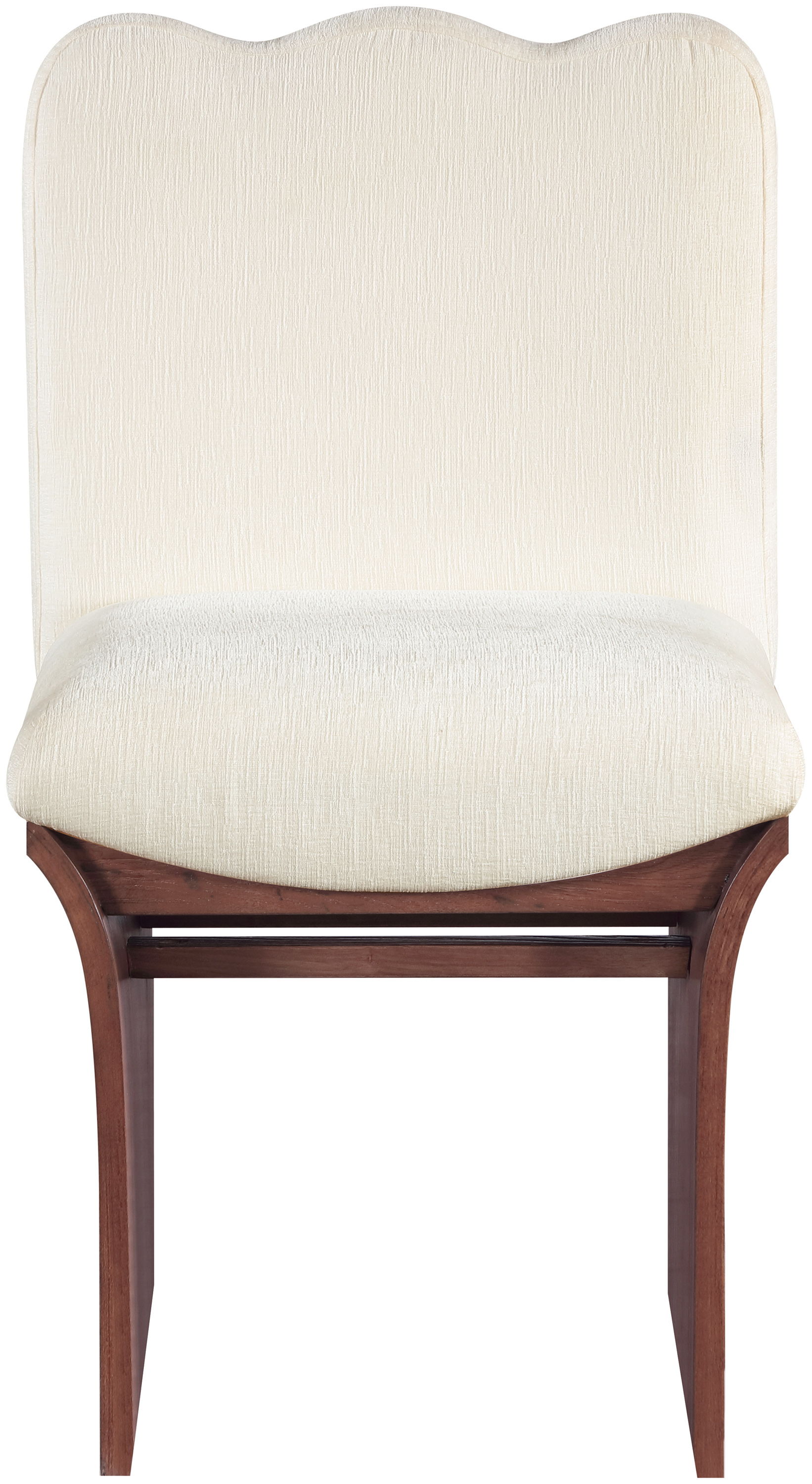 Shaw - Chenille Fabric Upholstered Dining Chair - Cream