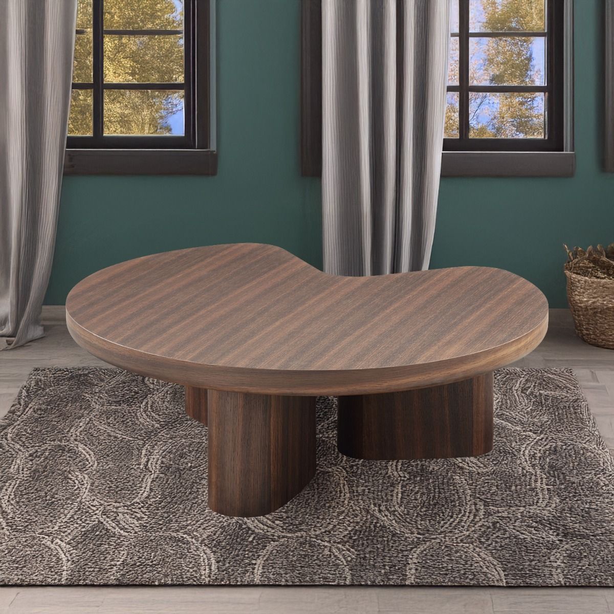 Yoab - Coffee Table - Smoked Oak, light brown