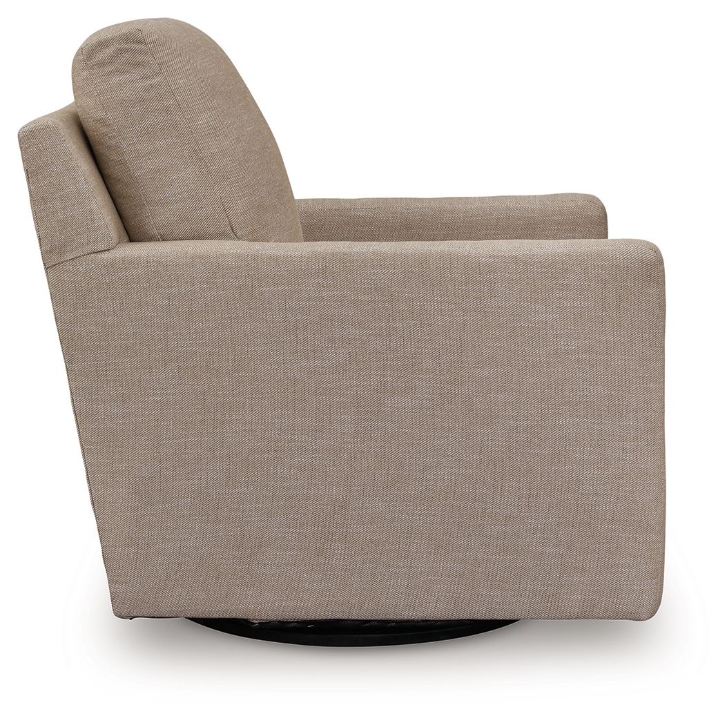Ashley Furniture Freybourne Next-Gen Nuvella - Swivel Accent Chair - Twill - Image 4