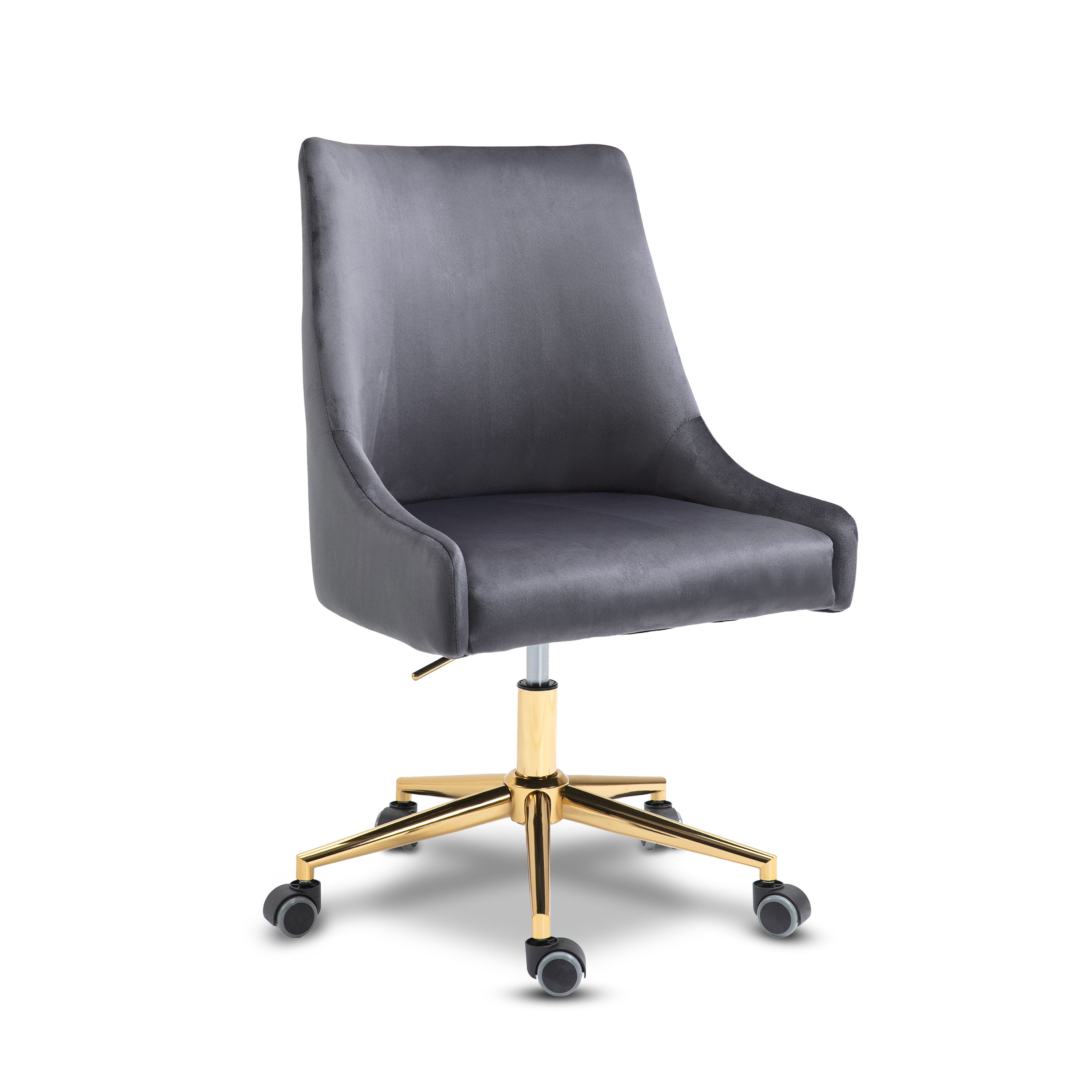 Karina - Office Chair - Gray - Fabric