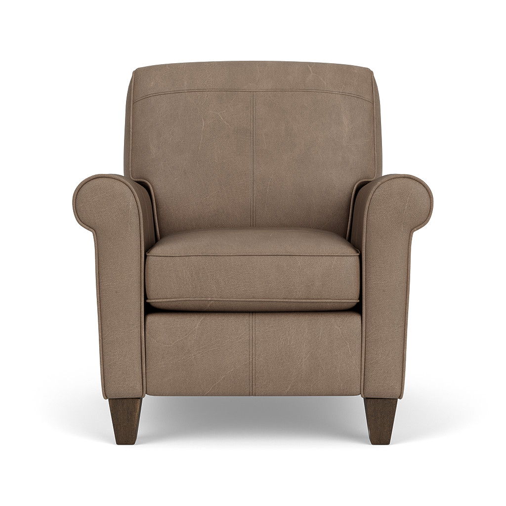Dana - Leather High-Leg Recliner, dark gray, view 7