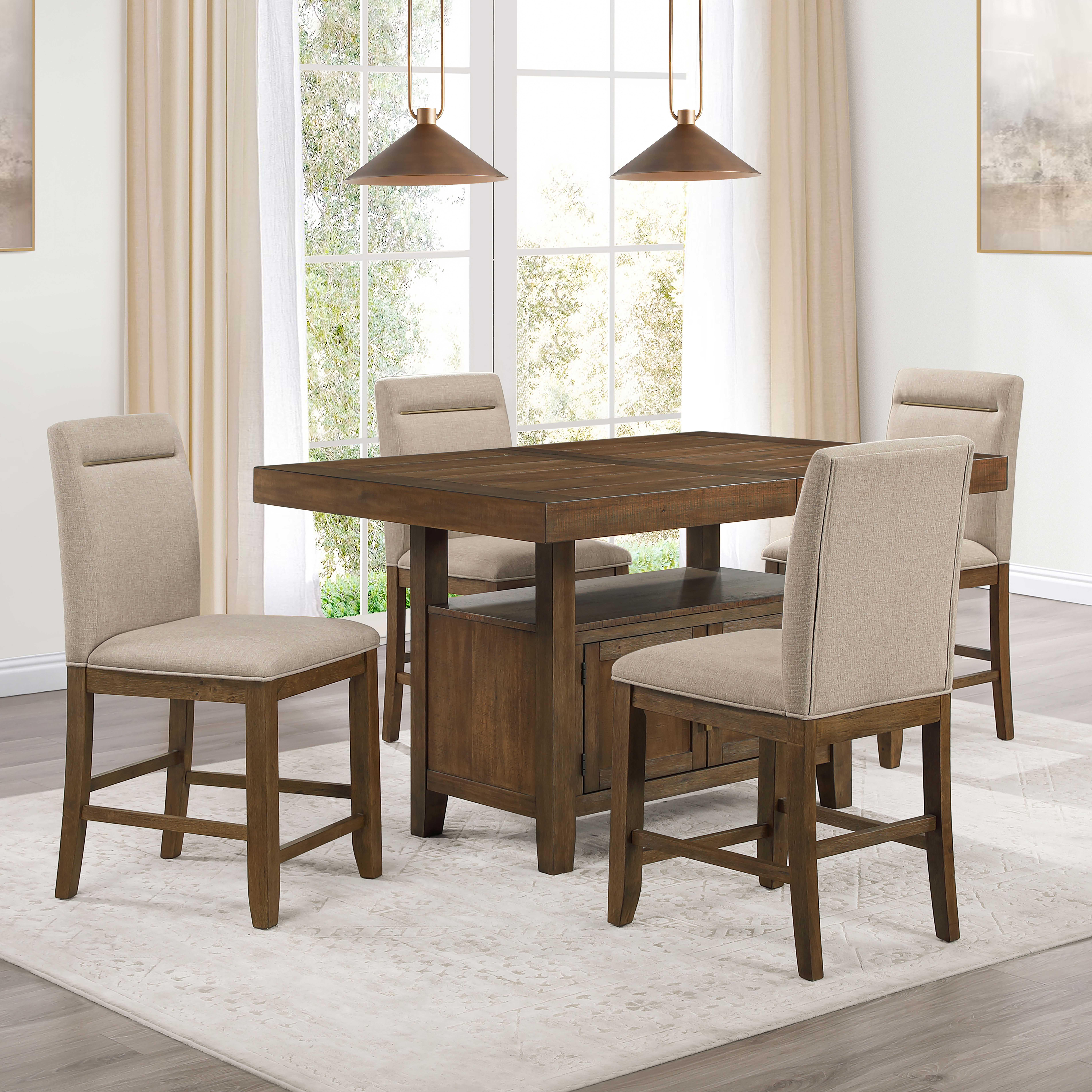 5 Pc · Counter Dining Set