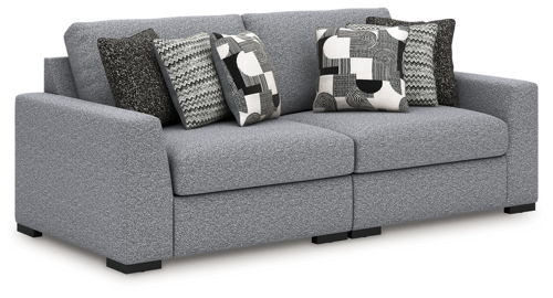Bealton - 2-Piece Sectional - Salt And Pepper, gray