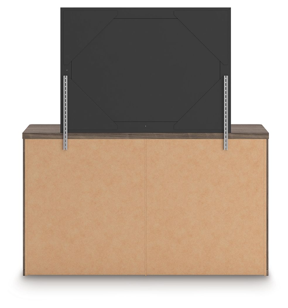 Ashley Furniture Kendanport - Dresser And Mirror - Brown - Image 7