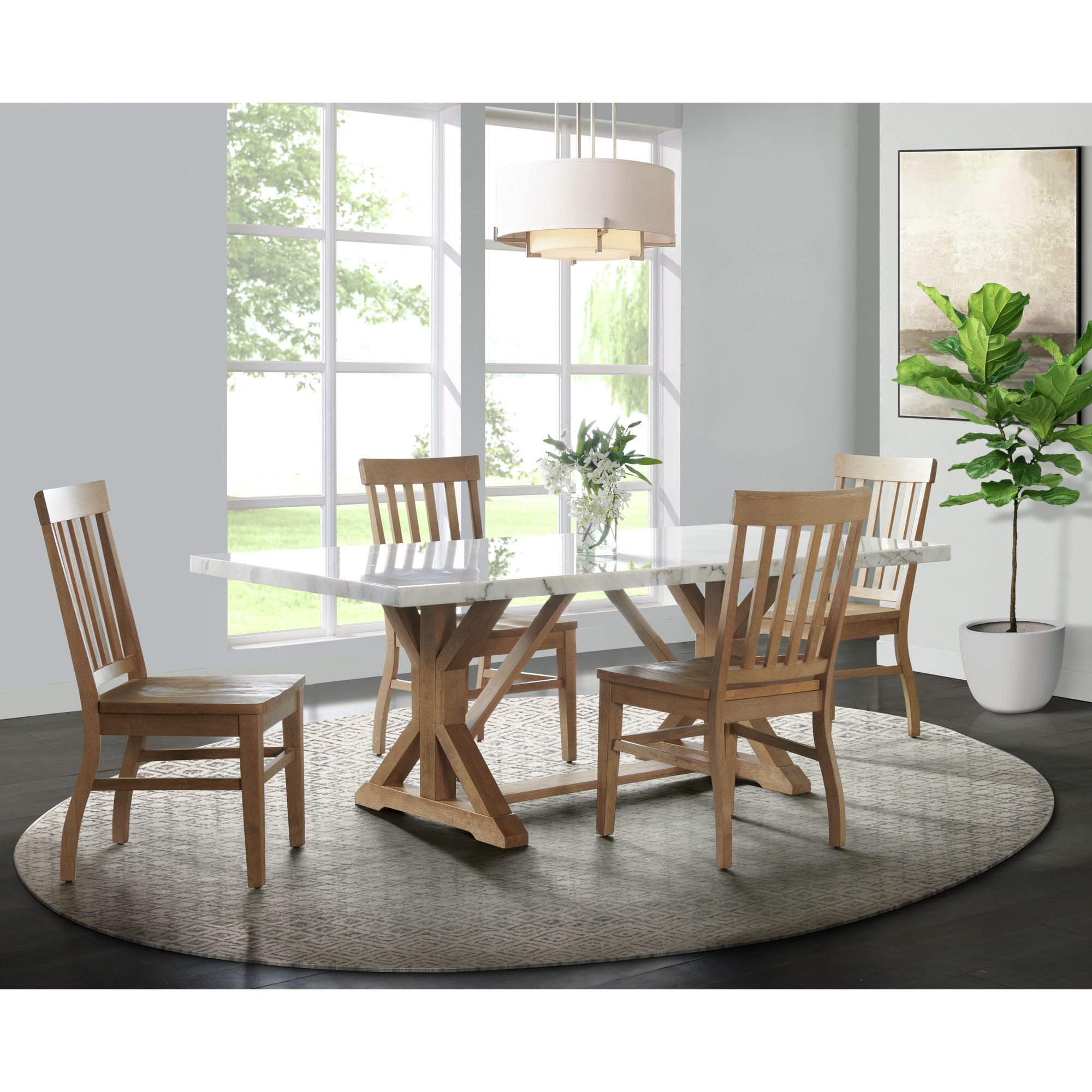5 Pc · Table & Four Chairs